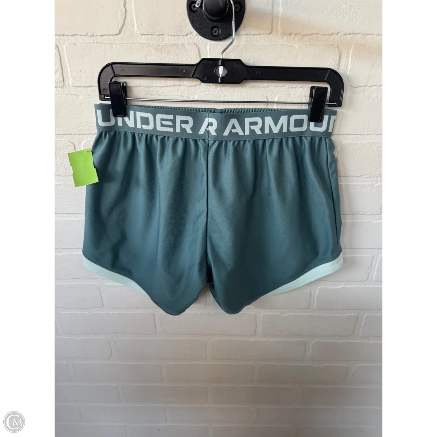 Athletic Shorts By Under Armour In Green, Size: 8