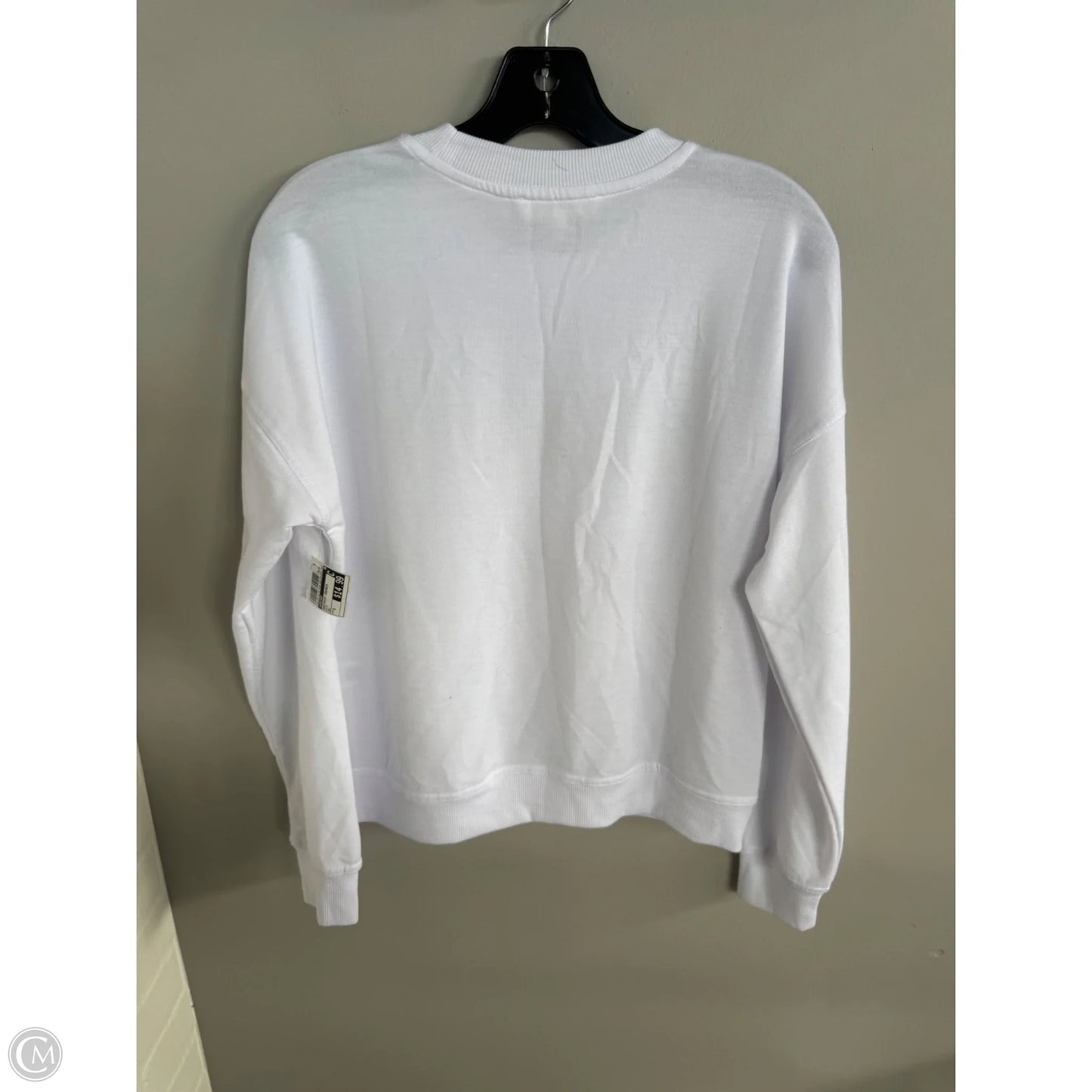 Sweatshirt Crewneck By Workshop In White, Size: S