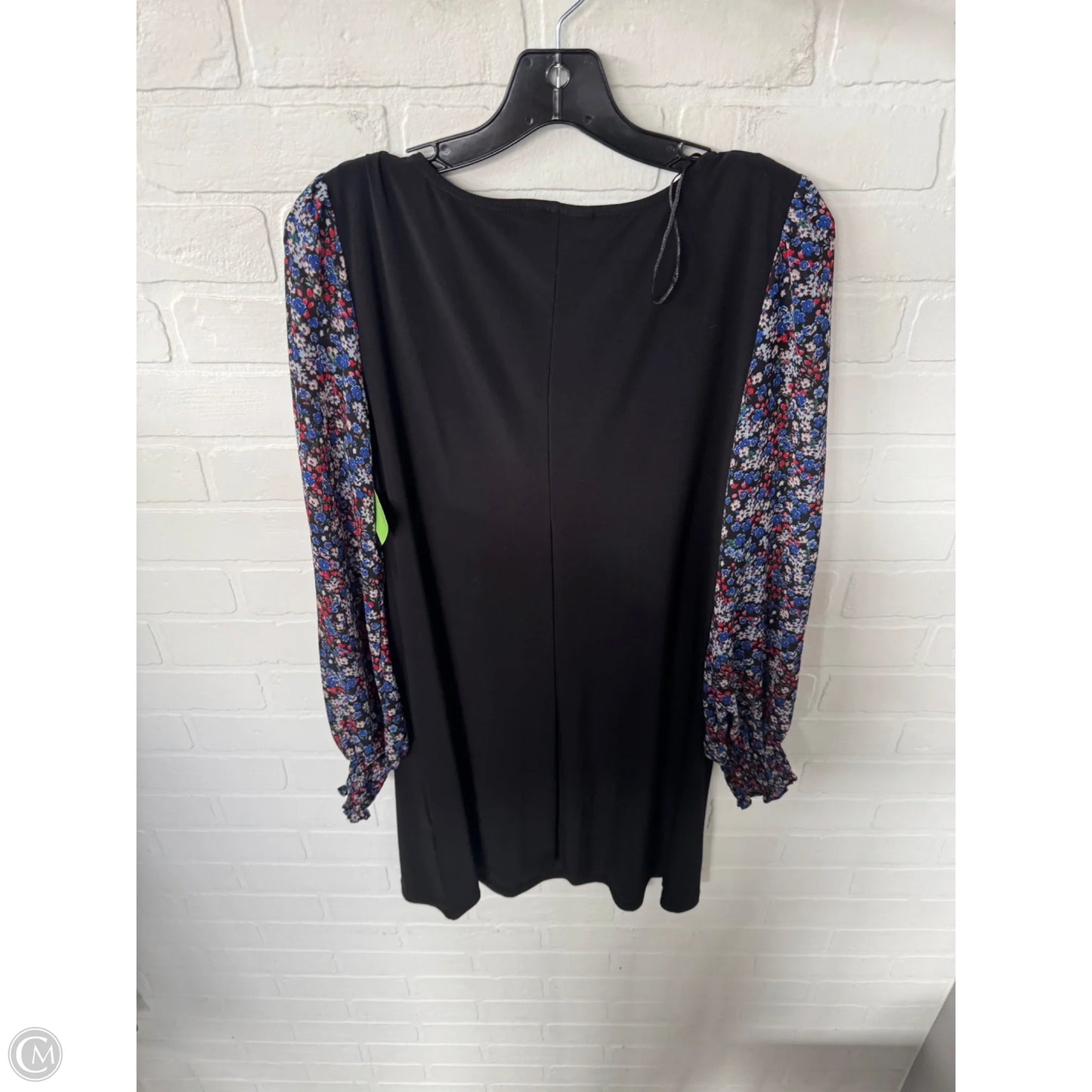 Dress Casual Short By Msk In Black & Blue, Size: M