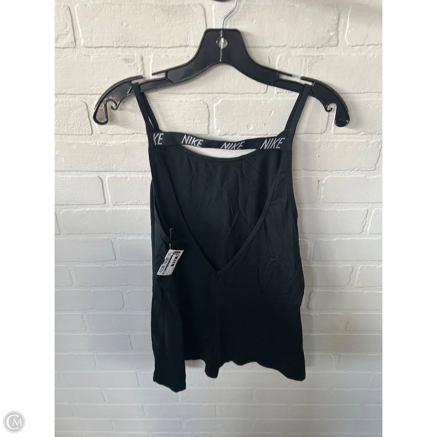 Athletic Tank Top By Nike In Black, Size: L