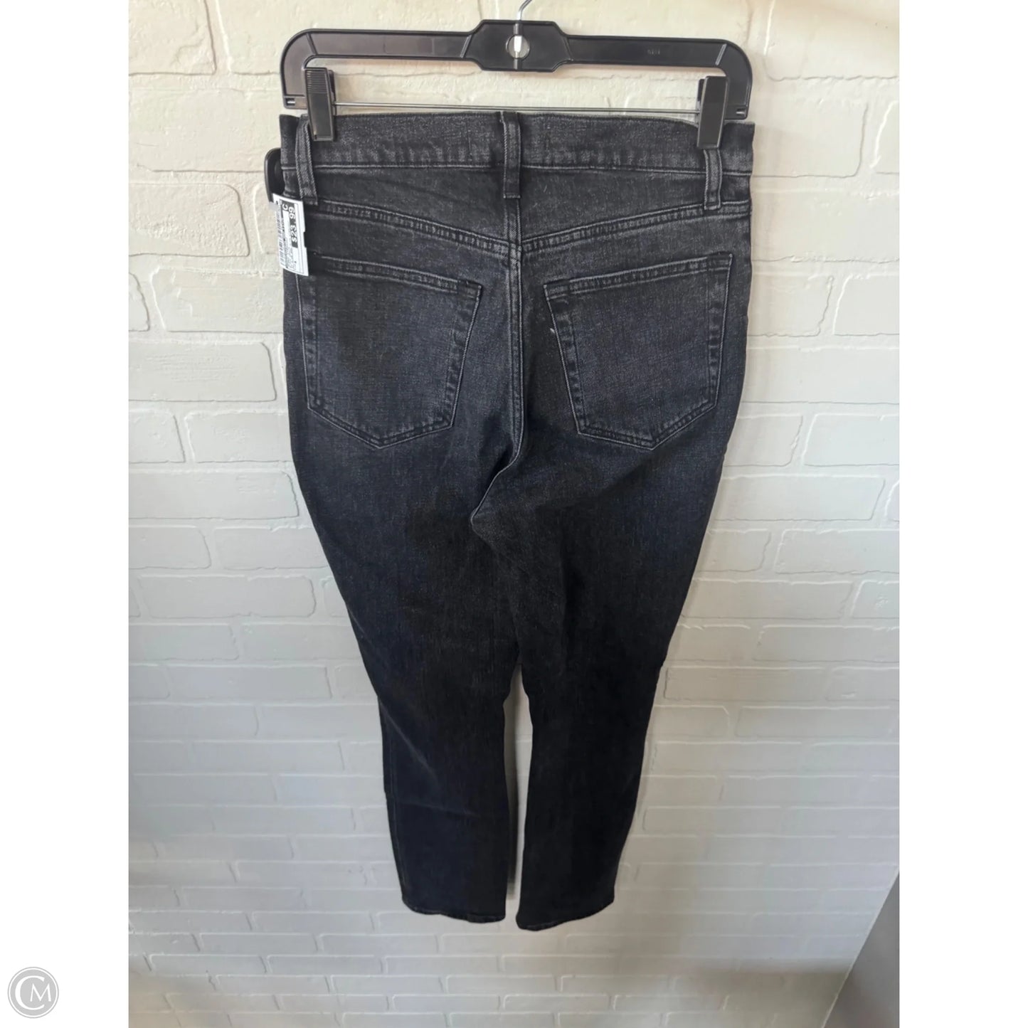 Jeans Straight By Abercrombie And Fitch In Black Denim, Size: 6