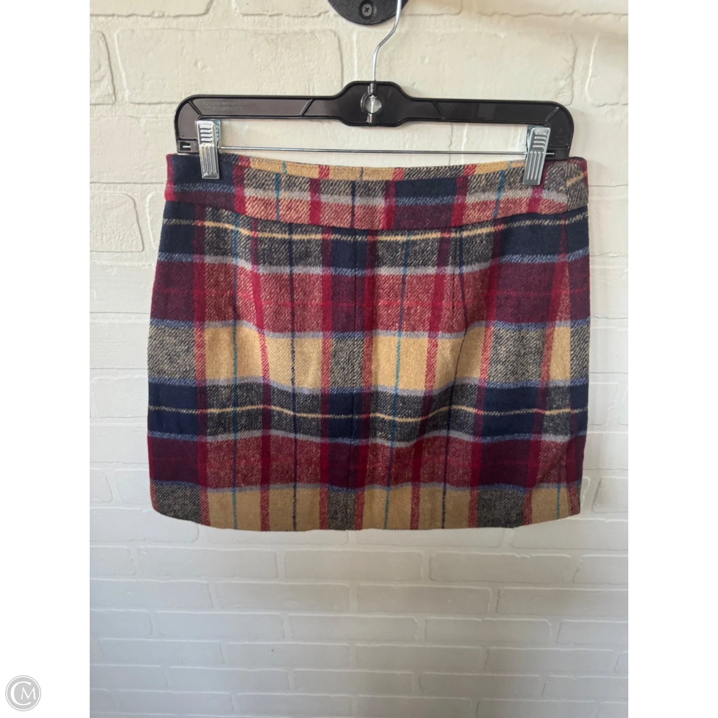 Skirt Mini & Short By Clothes Mentor In Red & Tan, Size: 8