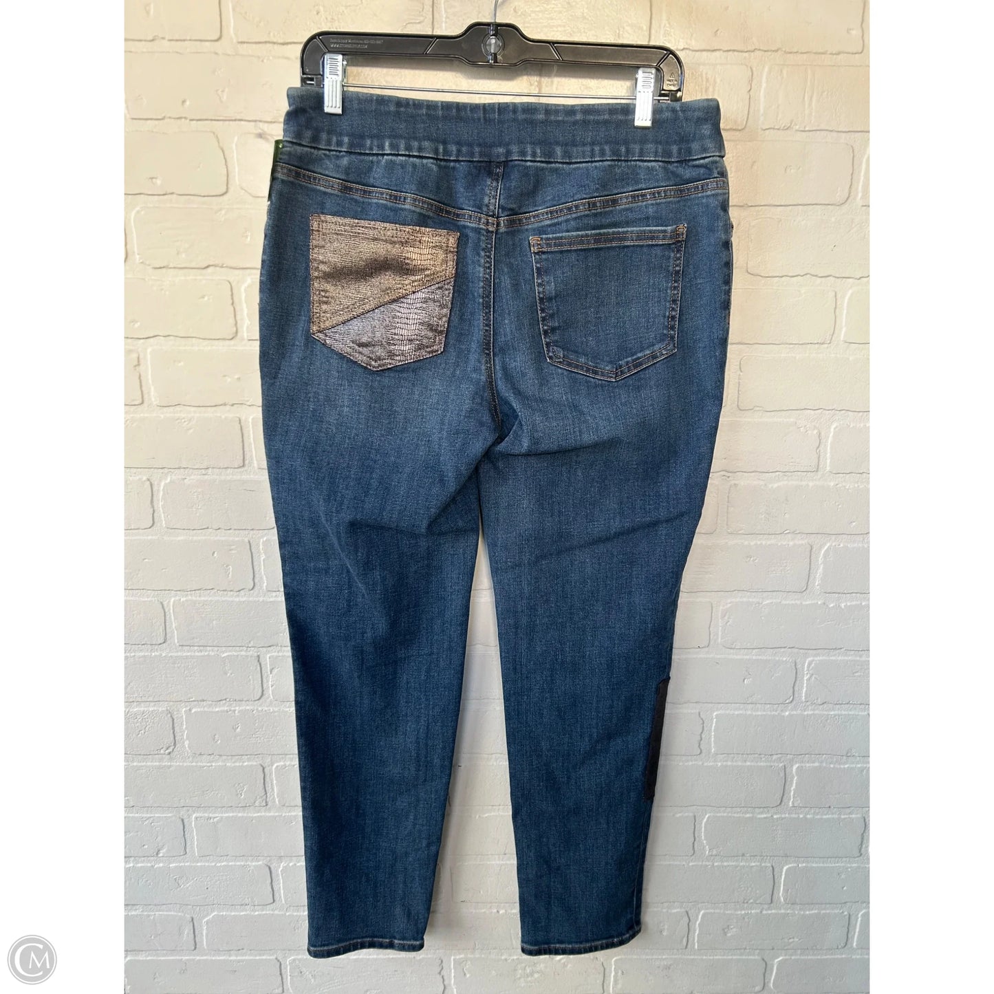 Jeans Jeggings By Chicos In Blue Denim, Size: 6