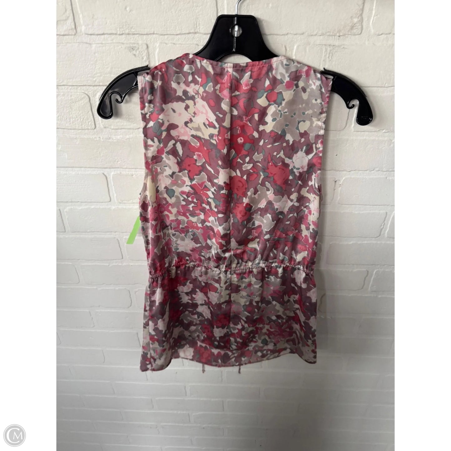 Top Sleeveless By Banana Republic In Pink & Tan, Size: Xs