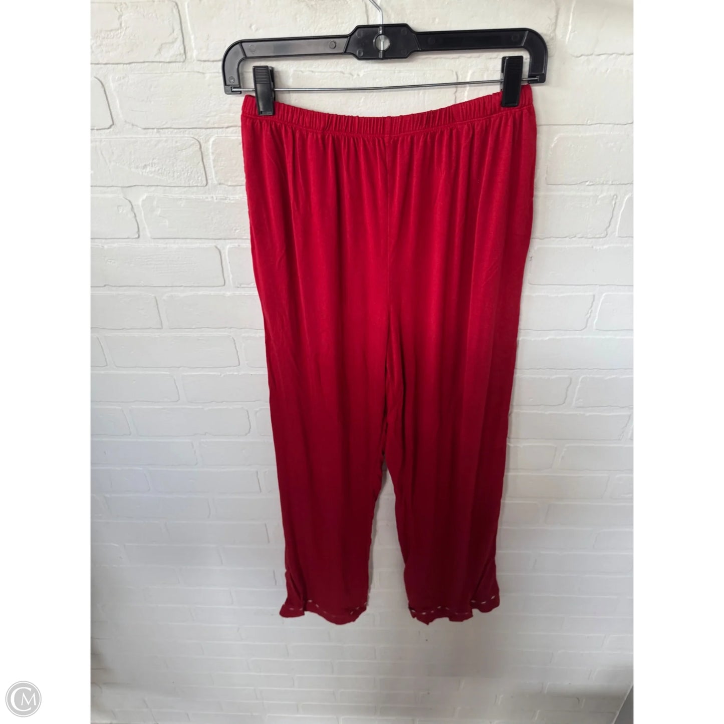 Pajamas 2pc By Clothes Mentor In Red & White, Size: S