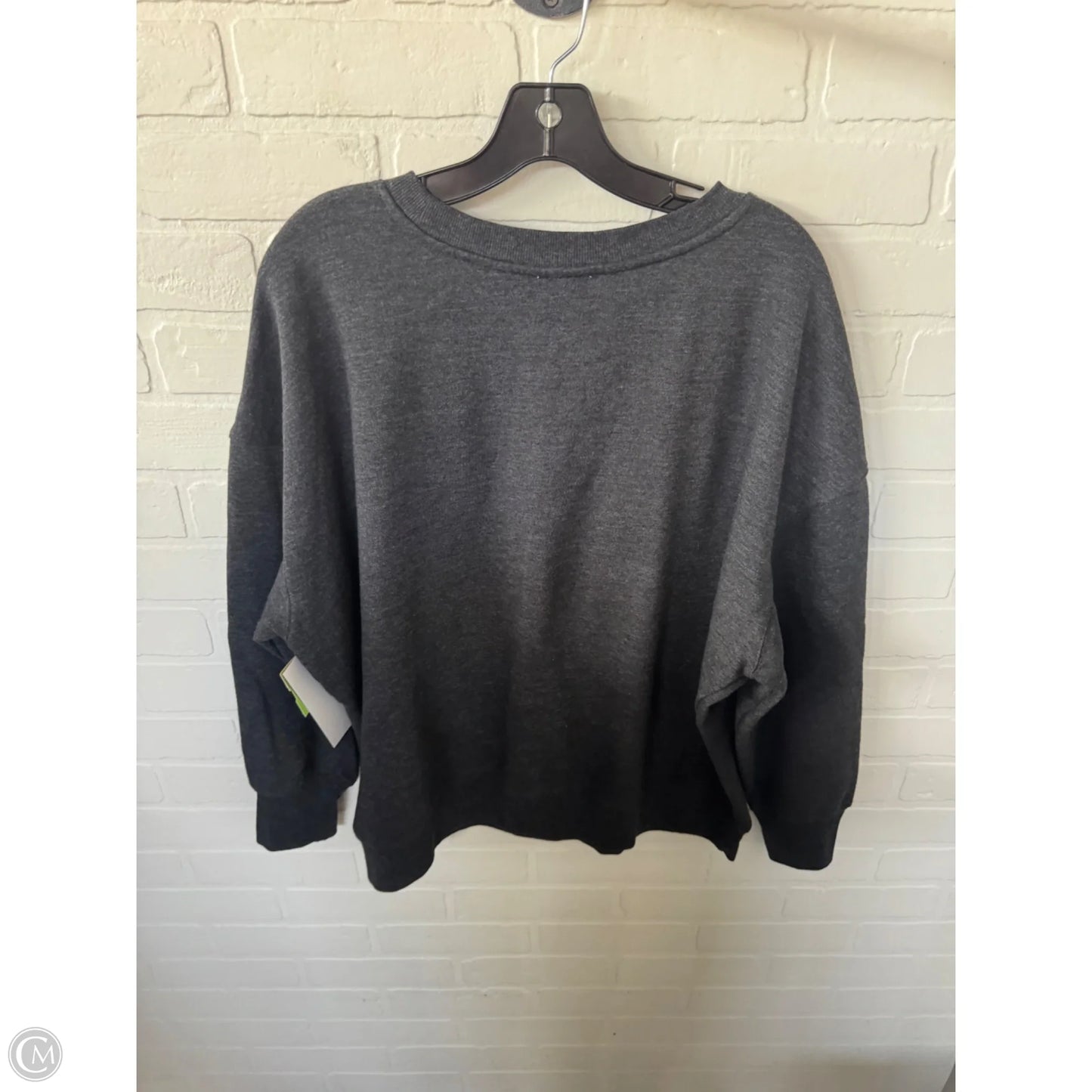 Sweatshirt Crewneck By Maurices In Grey & Red, Size: 1x