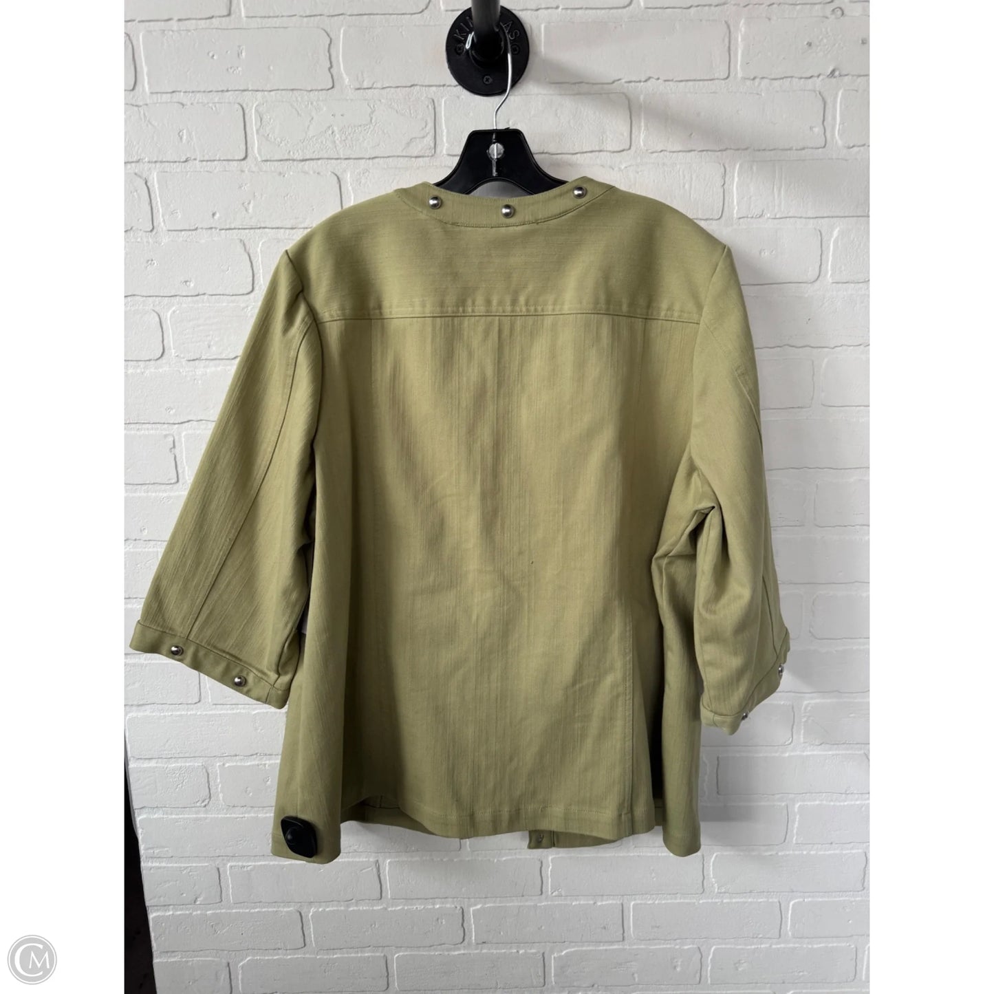 Blazer By Cj Banks In Green, Size: 2x