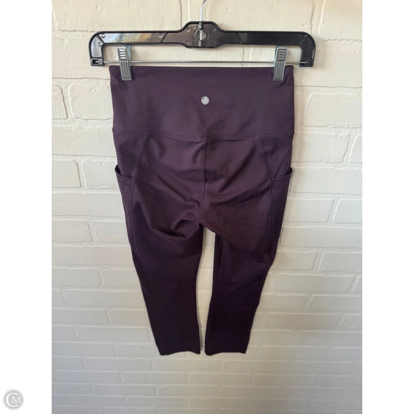 Athletic Leggings Capris By Yogalicious In Purple, Size: 0