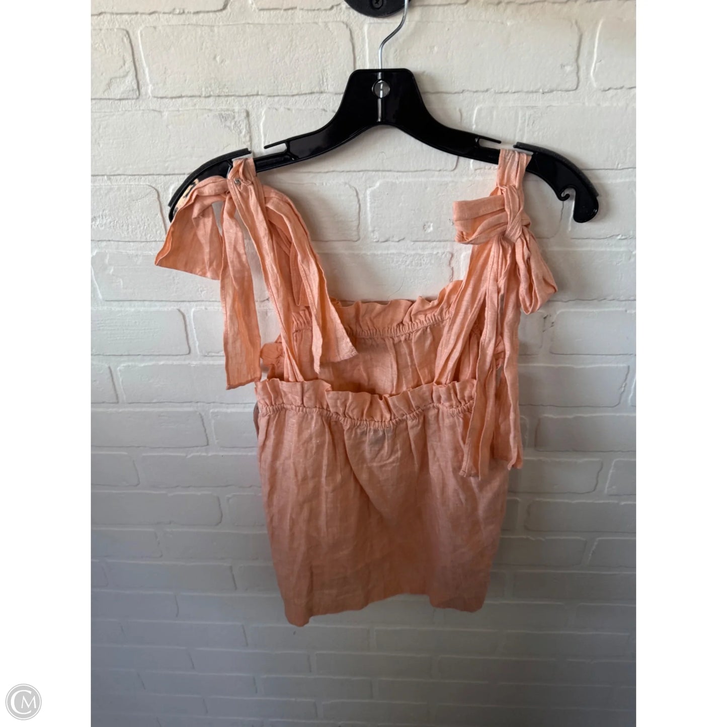 Top Sleeveless By J. Crew In Orange, Size: M