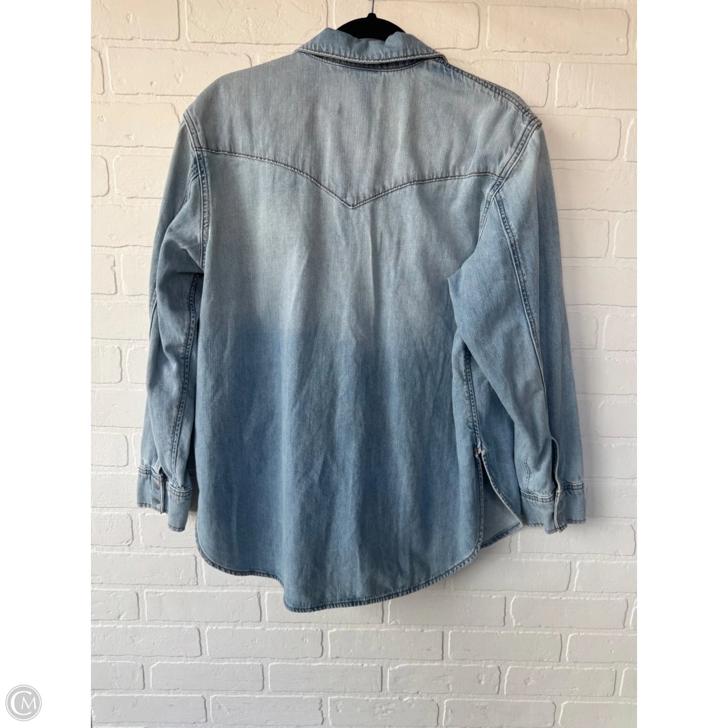 Jacket Denim By Universal Thread In Blue Denim, Size: M