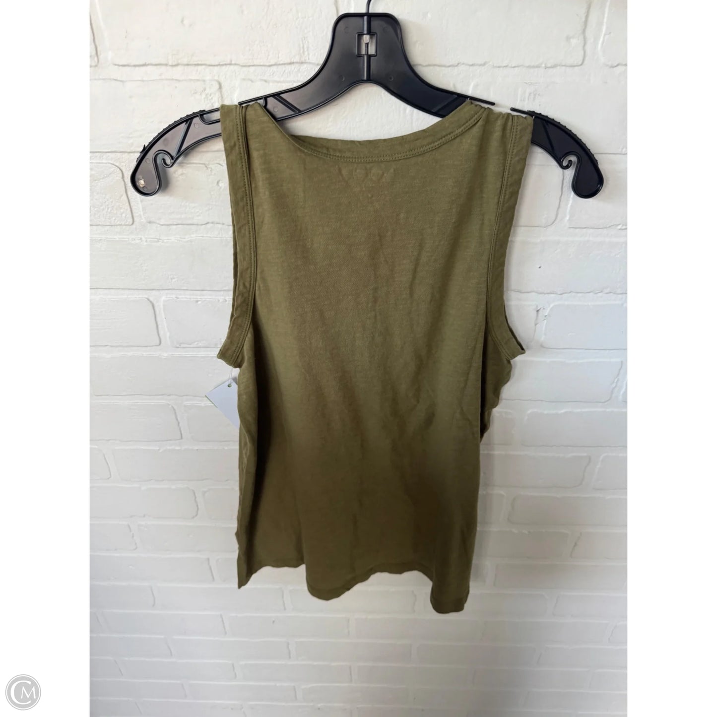 Top Sleeveless Basic By Loft In Green, Size: Xs
