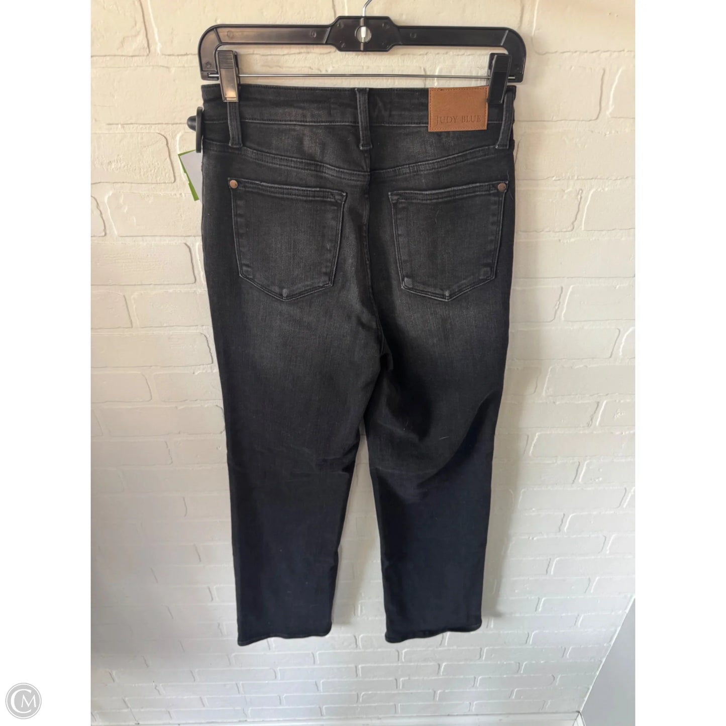 Jeans Straight By Judy Blue In Black Denim, Size: 4