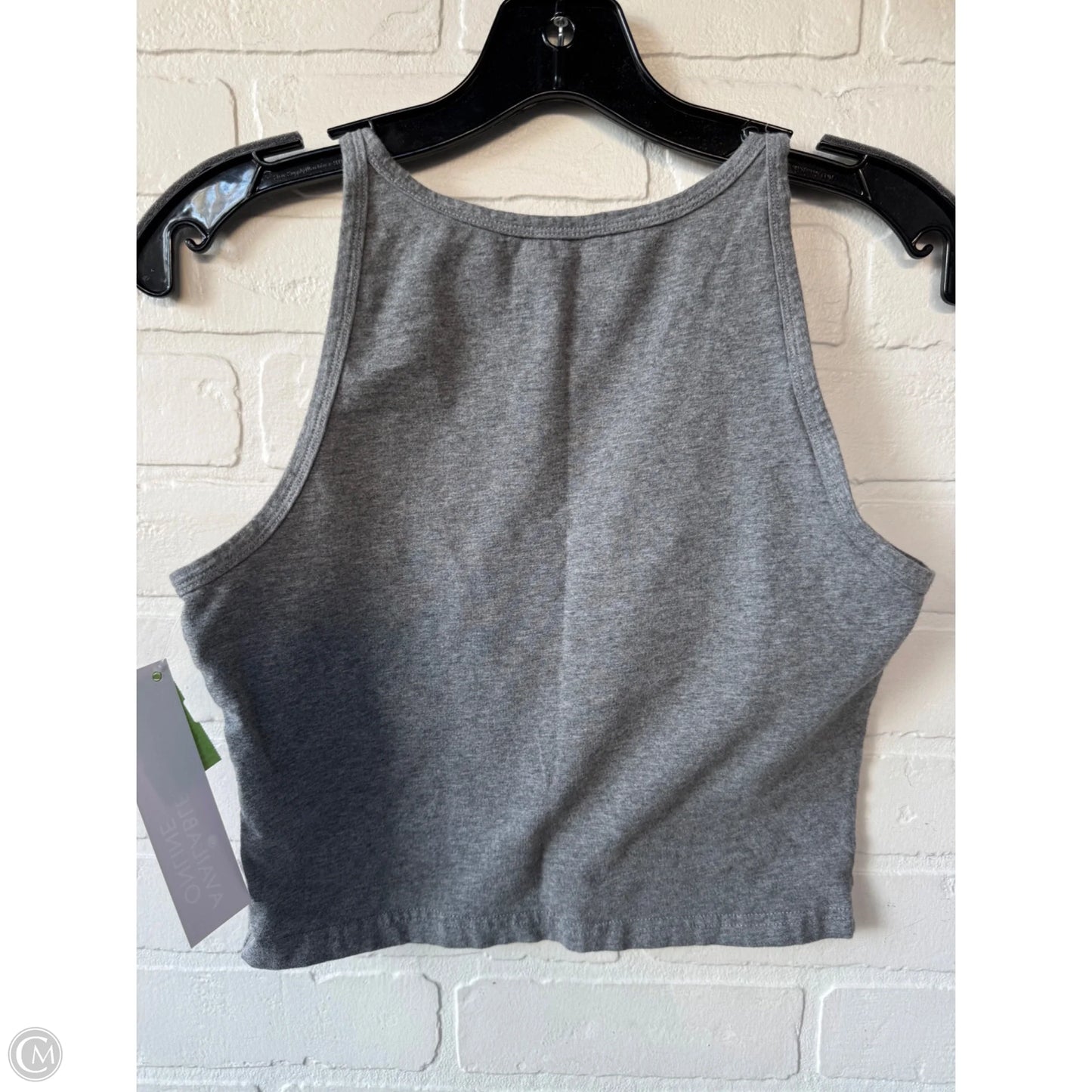 Top Sleeveless Basic By Cmf In Grey, Size: L