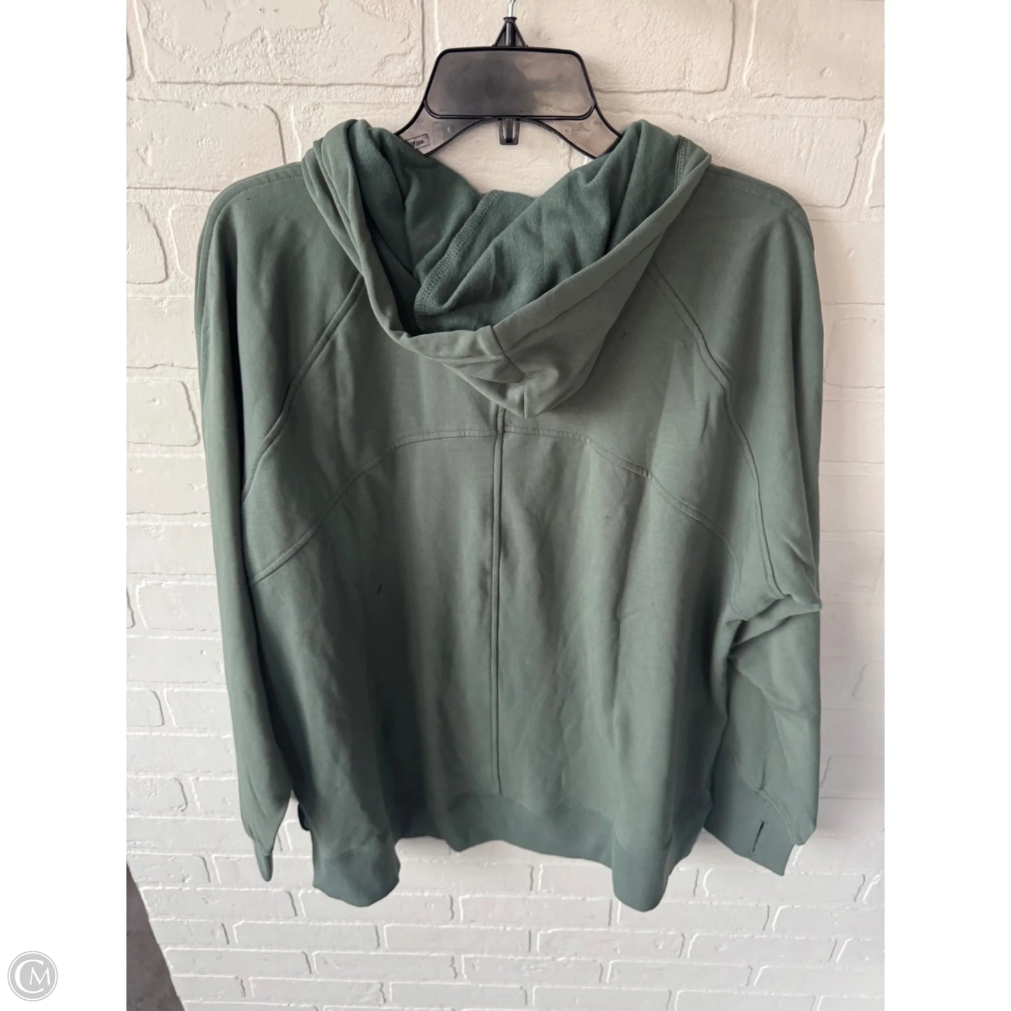 Sweatshirt Hoodie By Cmc In Green, Size: 1x