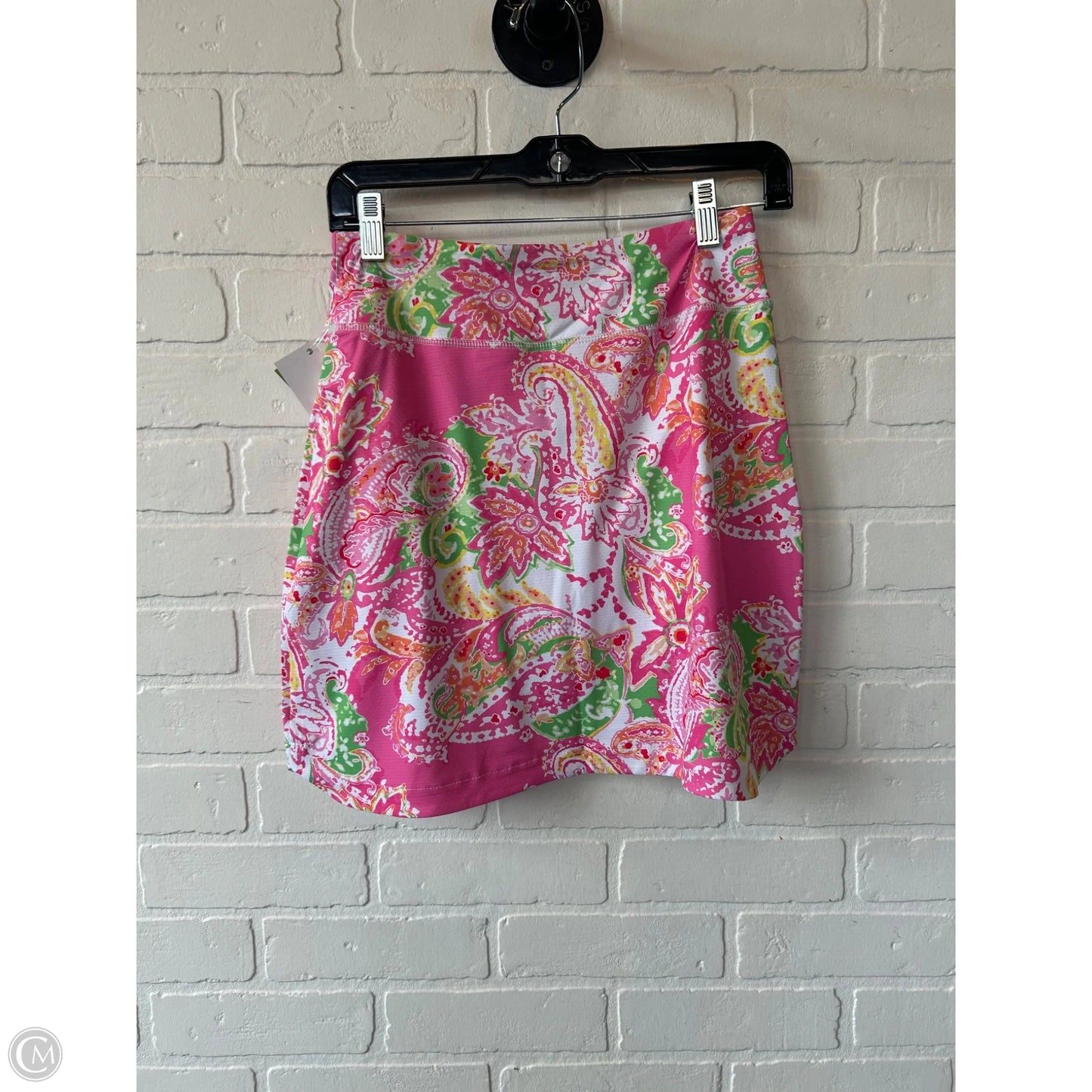 Athletic Skort By Gottex In Pink & White, Size: 0