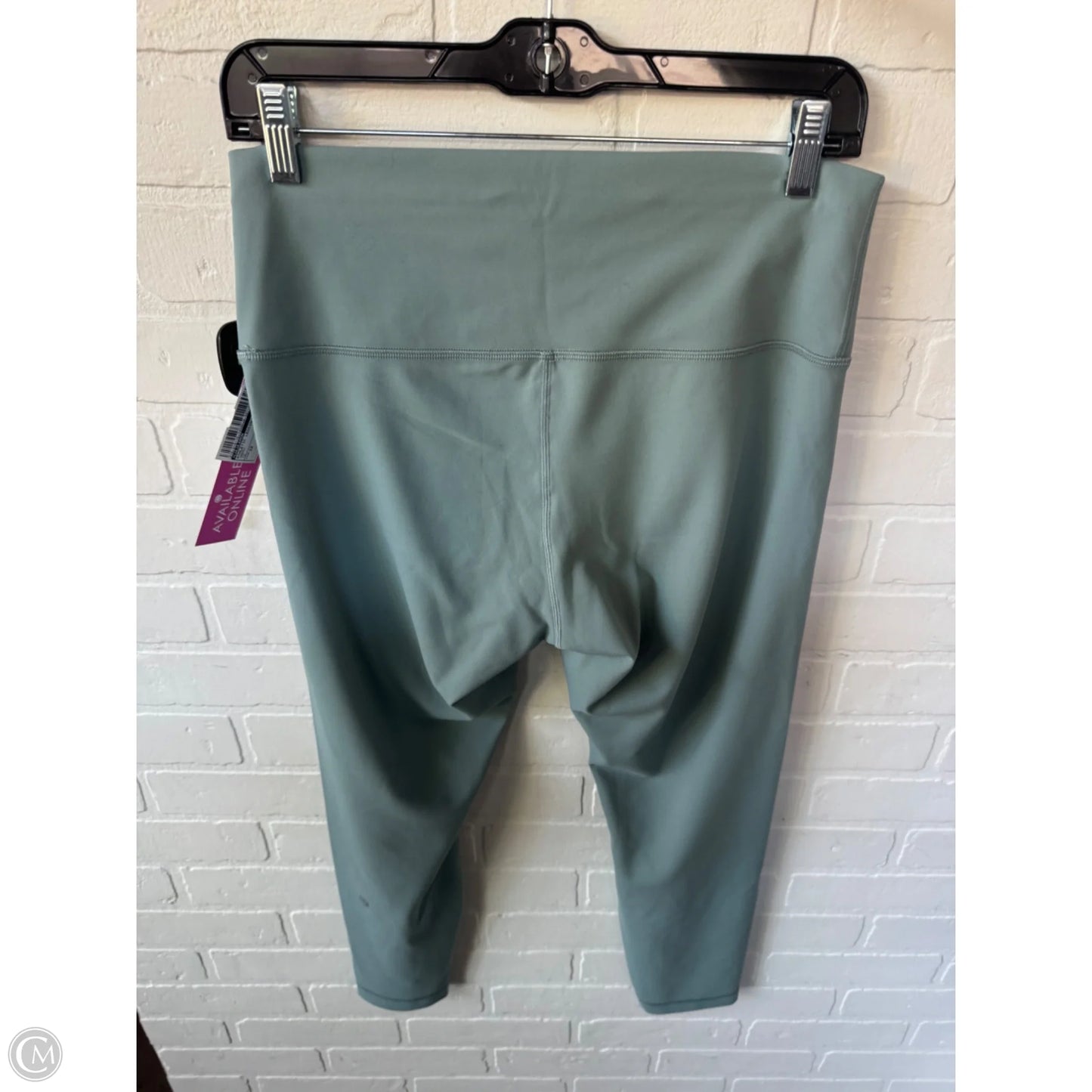 Athletic Leggings By Lululemon In Green, Size: 12