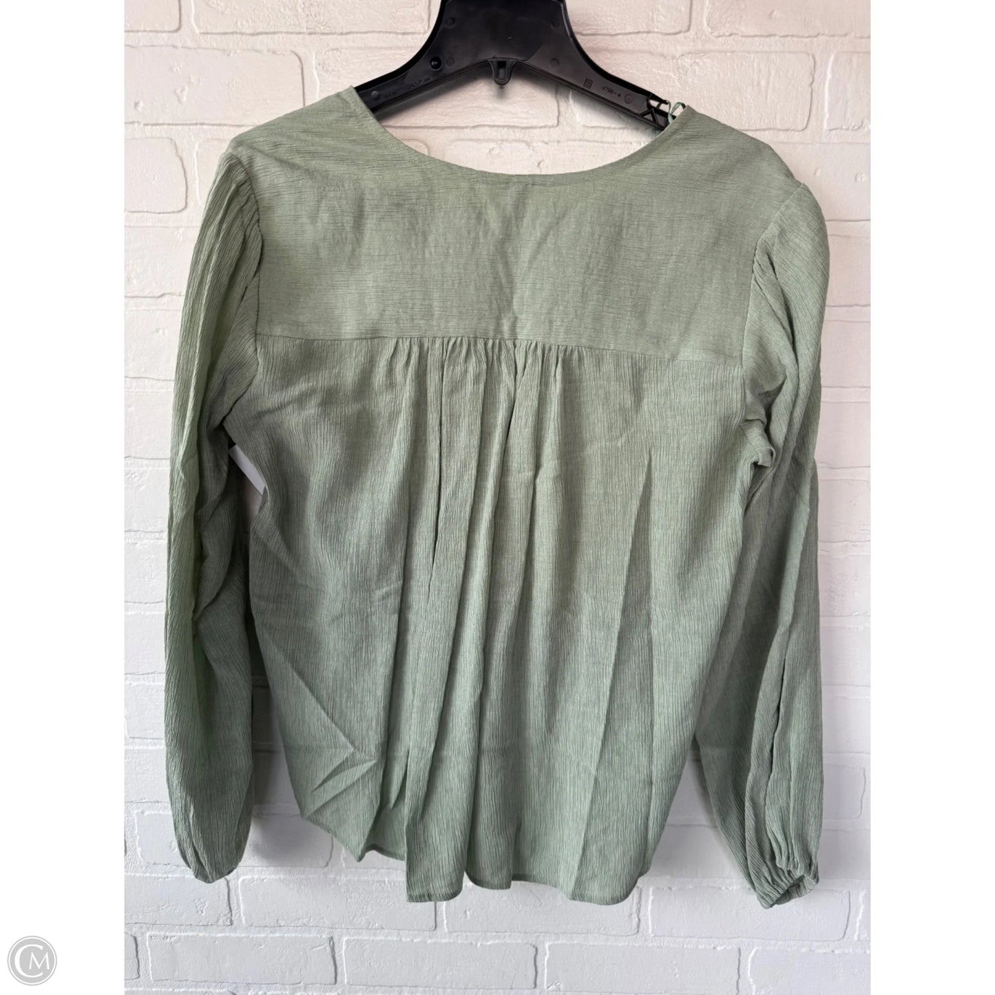 Top Long Sleeve By Free People In Green, Size: Xs