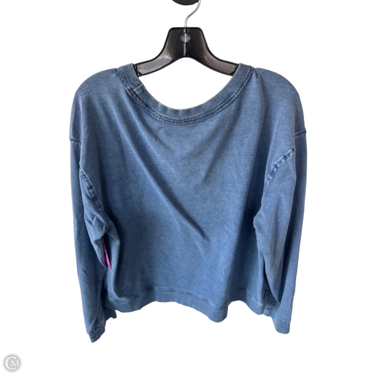 Sweatshirt Crewneck By Jane And Delancey In Blue, Size: L