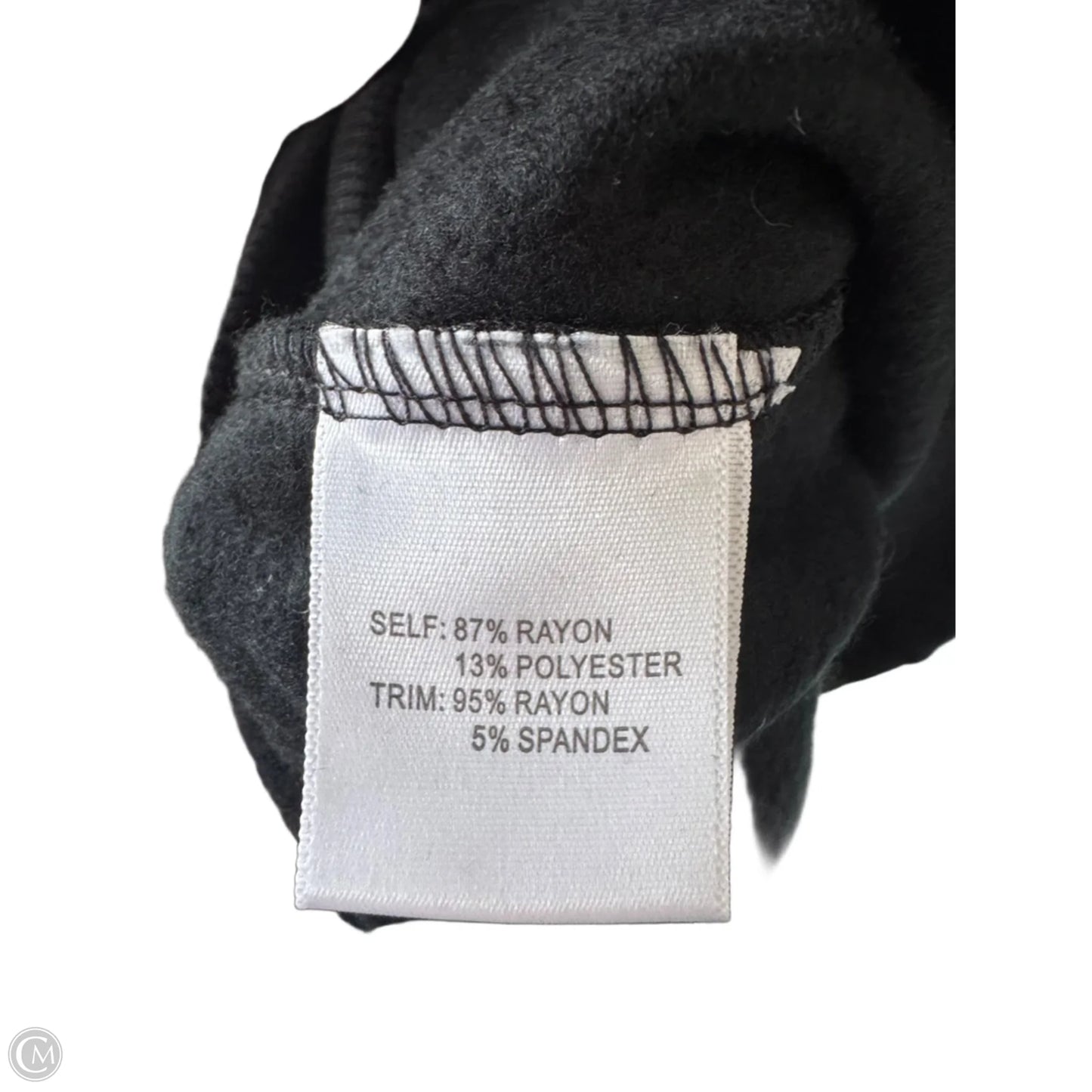 Sweatshirt Crewneck By Jane And Delancey In Black, Size: S