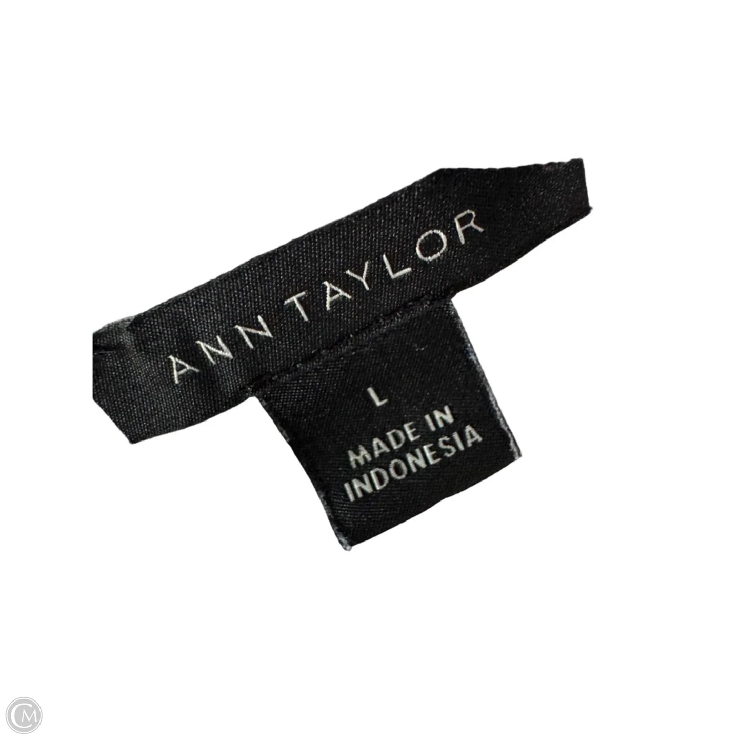 Top Long Sleeve By Ann Taylor In Grey, Size: L