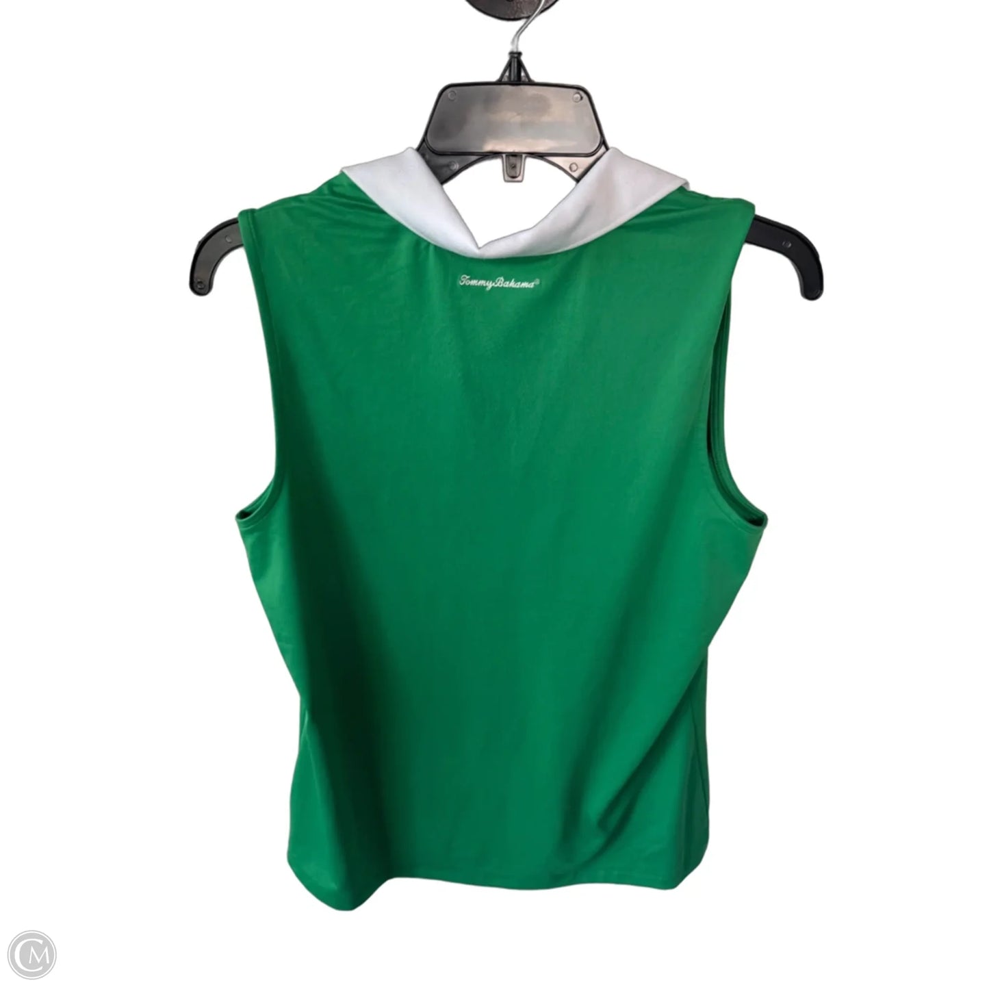 Athletic Tank Top By Tommy Bahama In Green & White, Size: L