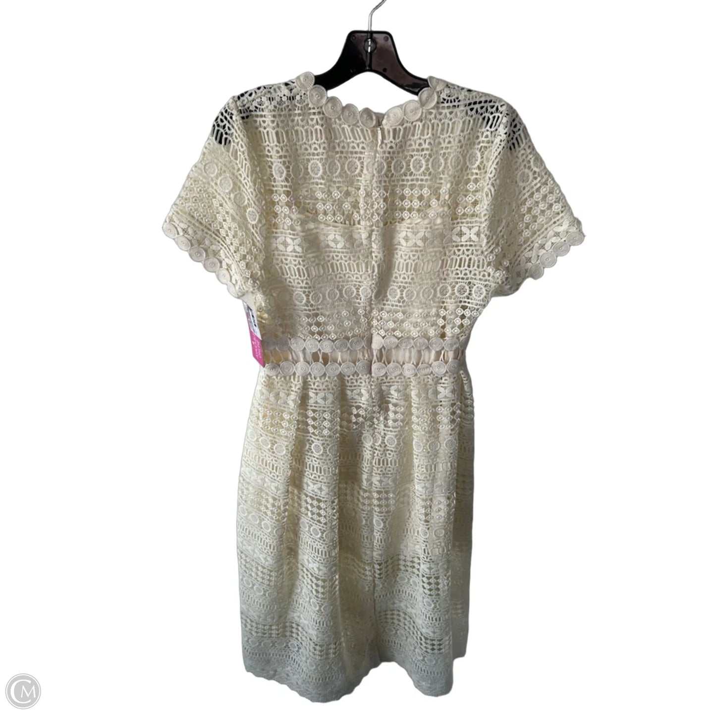 Dress Set 2pc By Clothes Mentor In Cream, Size: M