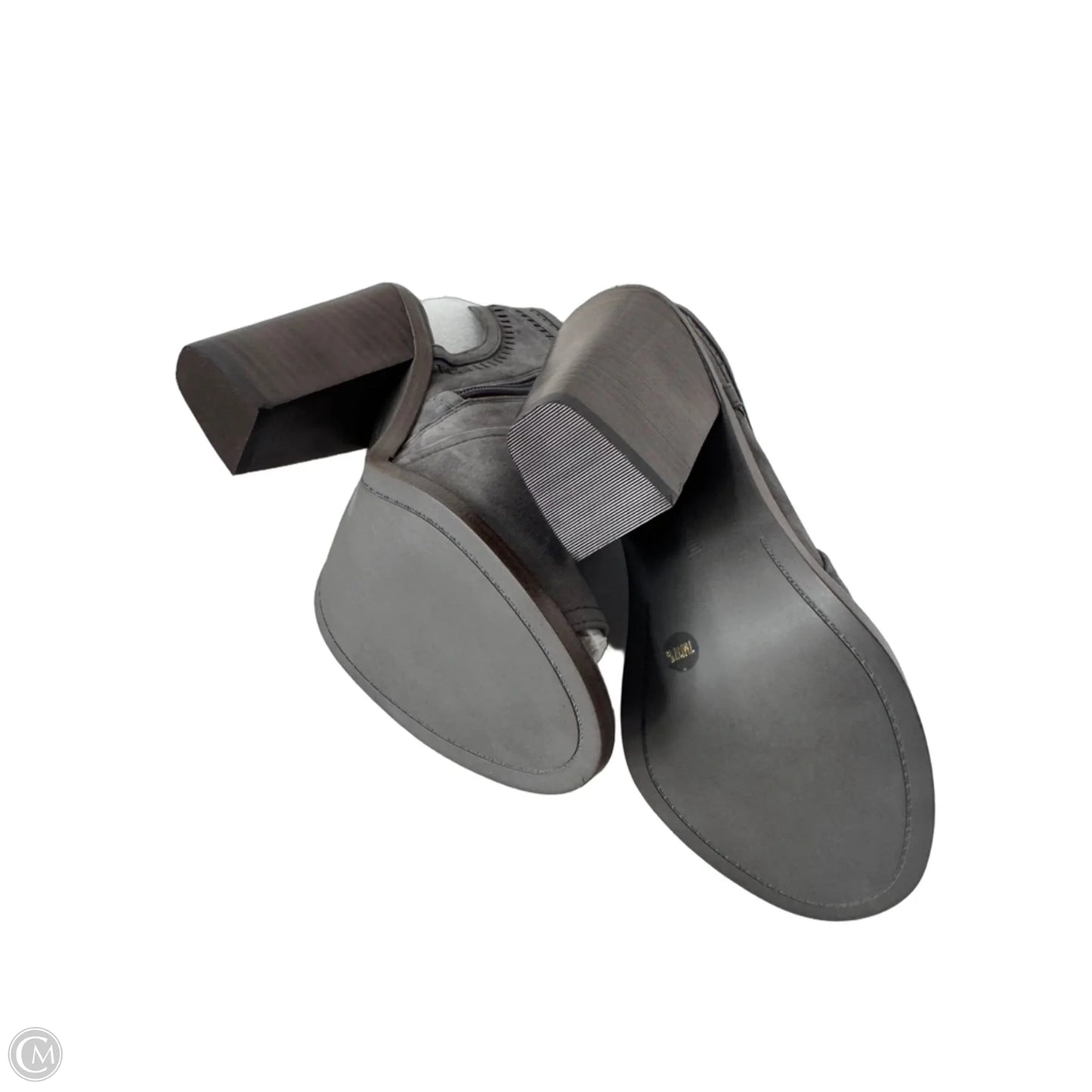 Sandals Heels Block By Vince Camuto In Grey, Size: 7