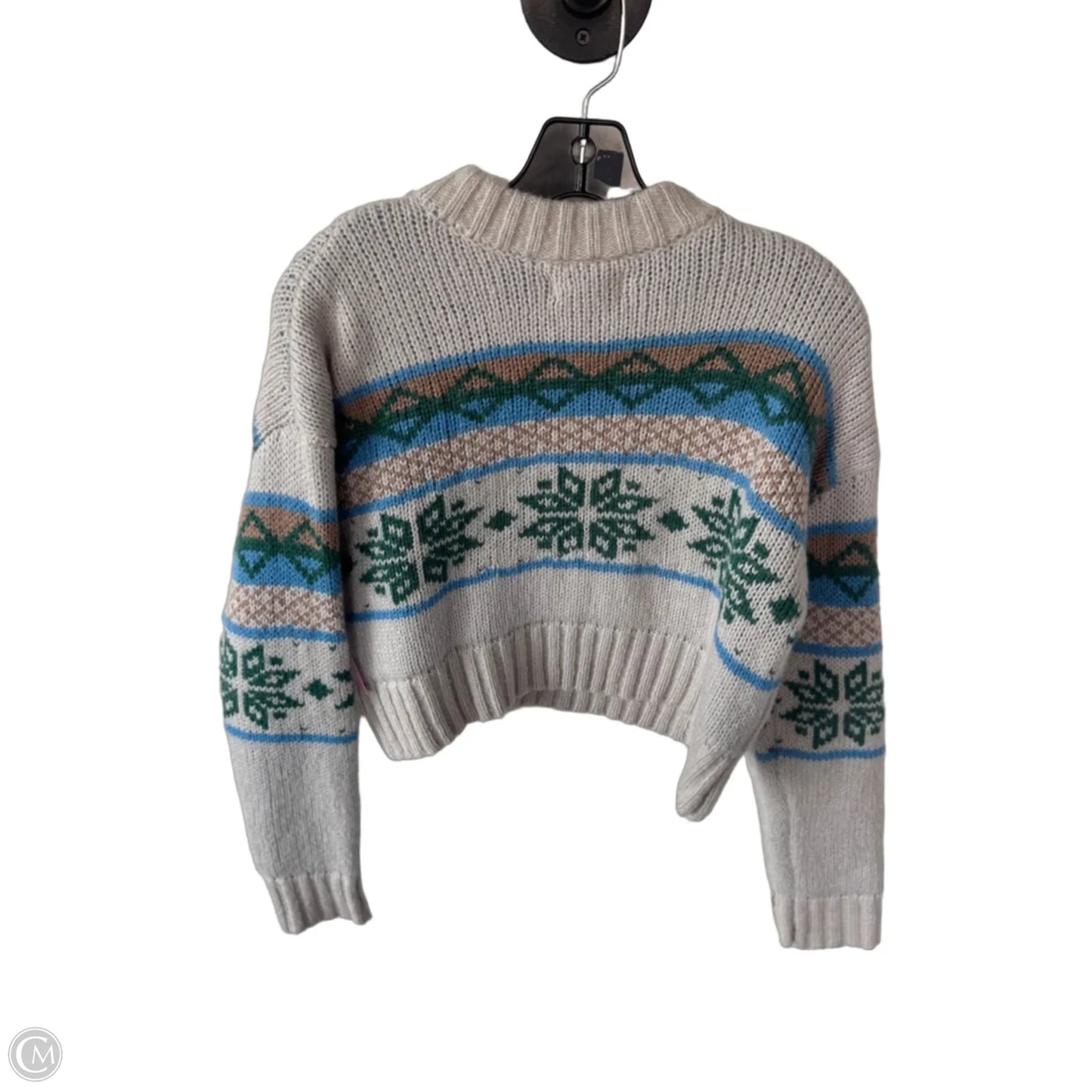 Sweater By La Hearts In Blue & Tan, Size: S