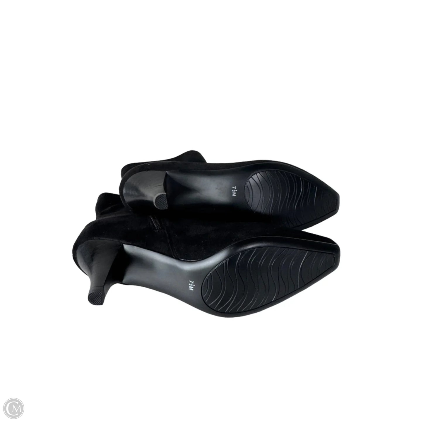Boots Ankle Heels By Impo In Black, Size: 7.5