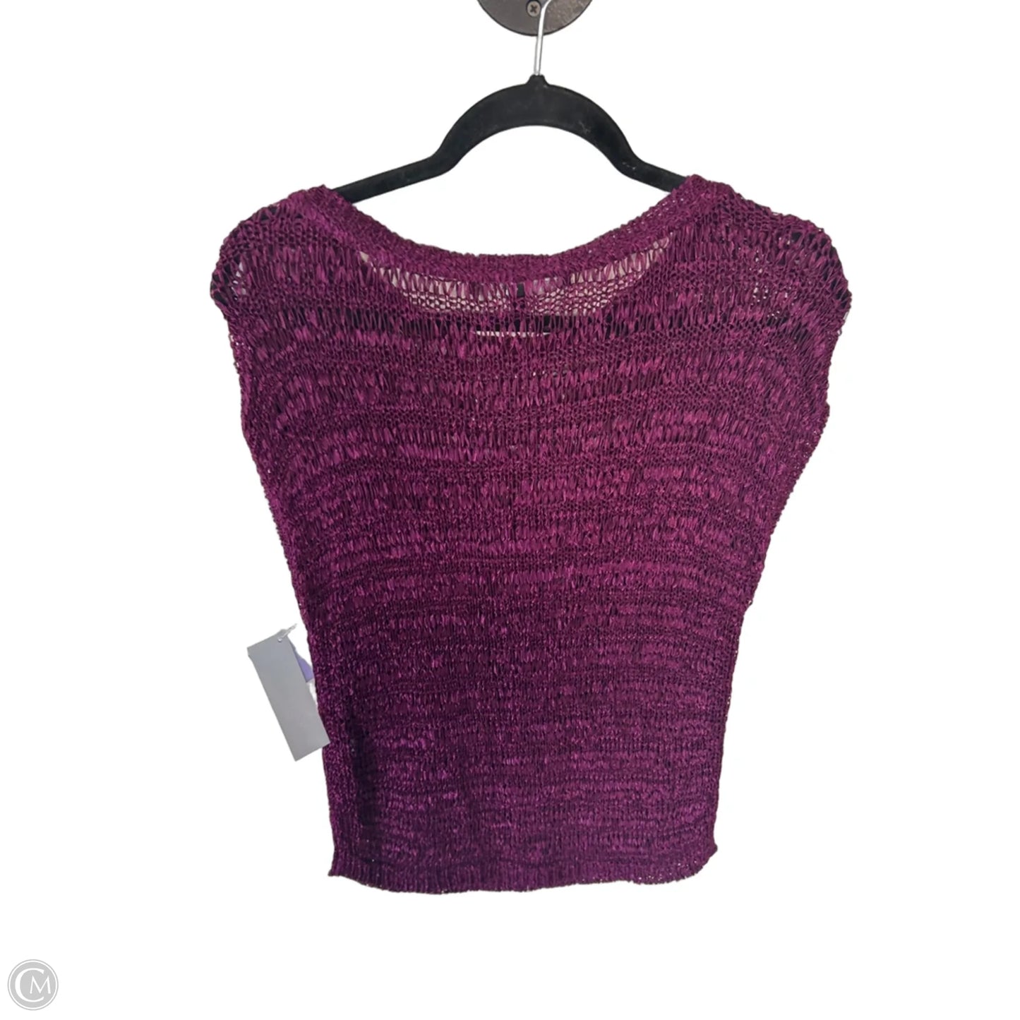 Vest Sweater By White House Black Market In Purple, Size: S