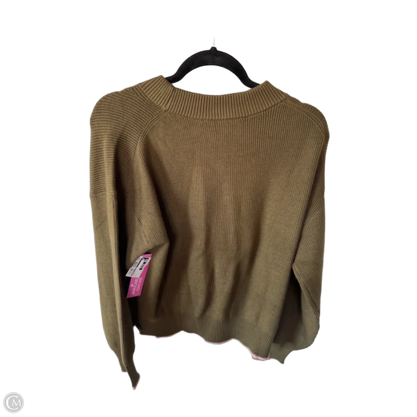 Sweater By Scotch & Soda In Green & Pink, Size: L
