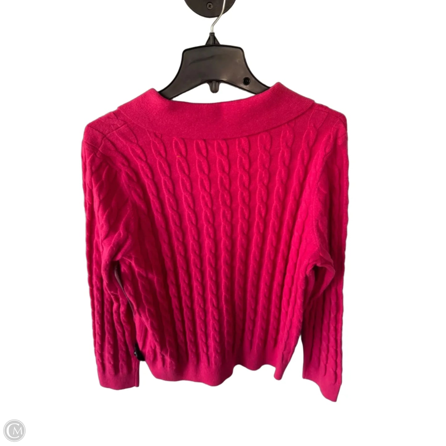 Sweater By Talbots In Pink, Size: L