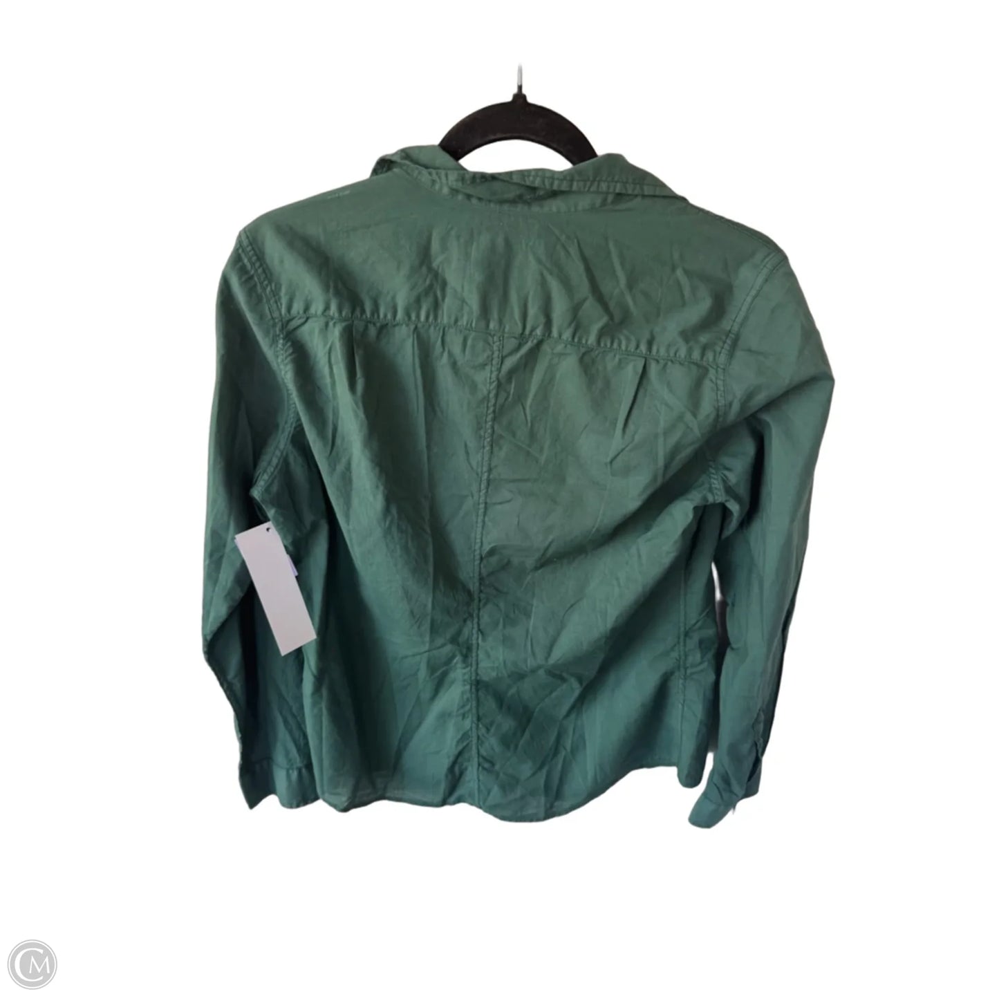 Top Long Sleeve By Frank And Eileen In Green, Size: M