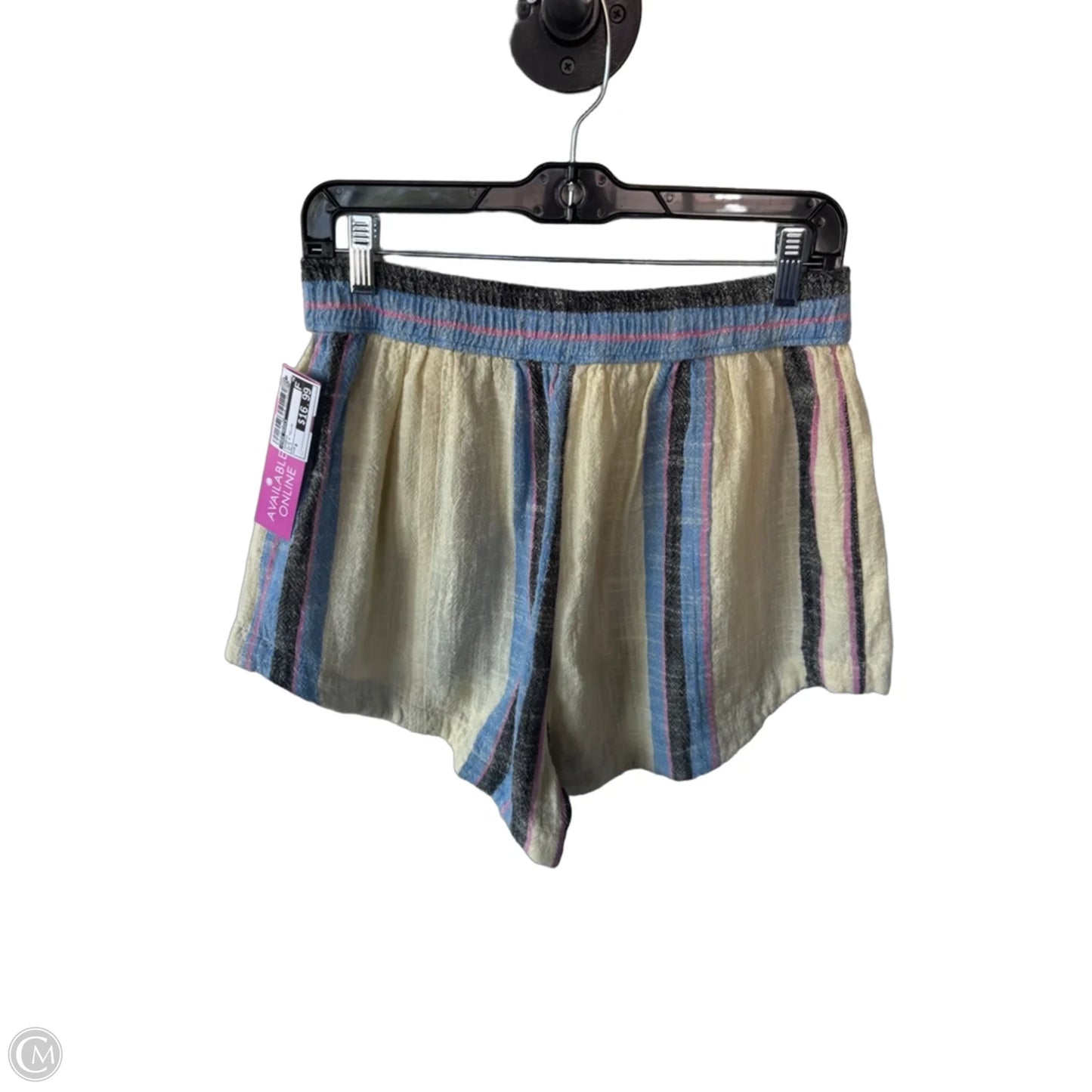 Shorts By Free People In Blue & Yellow, Size: 8