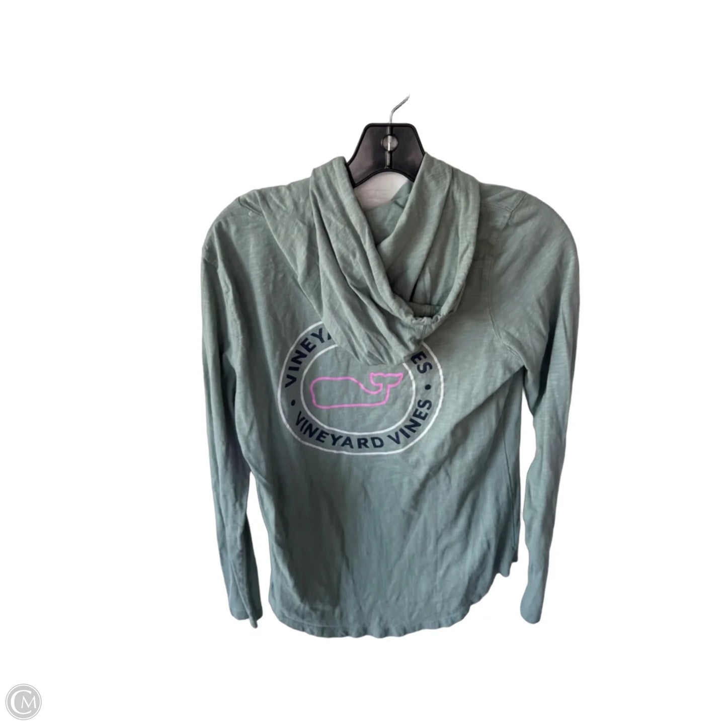 Top Long Sleeve By Vineyard Vines In Green, Size: Xs