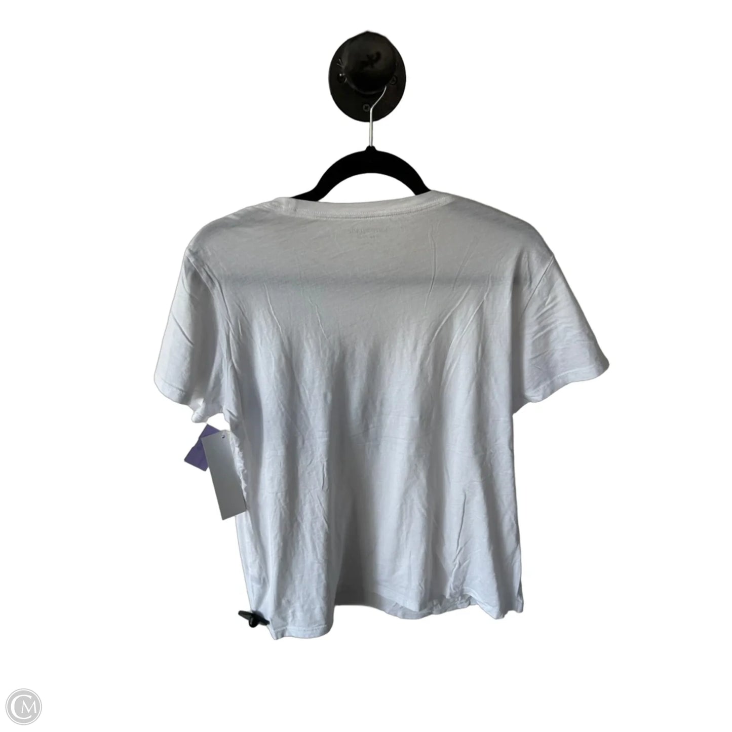 Top Short Sleeve Designer By Kate Spade In White, Size: Xl
