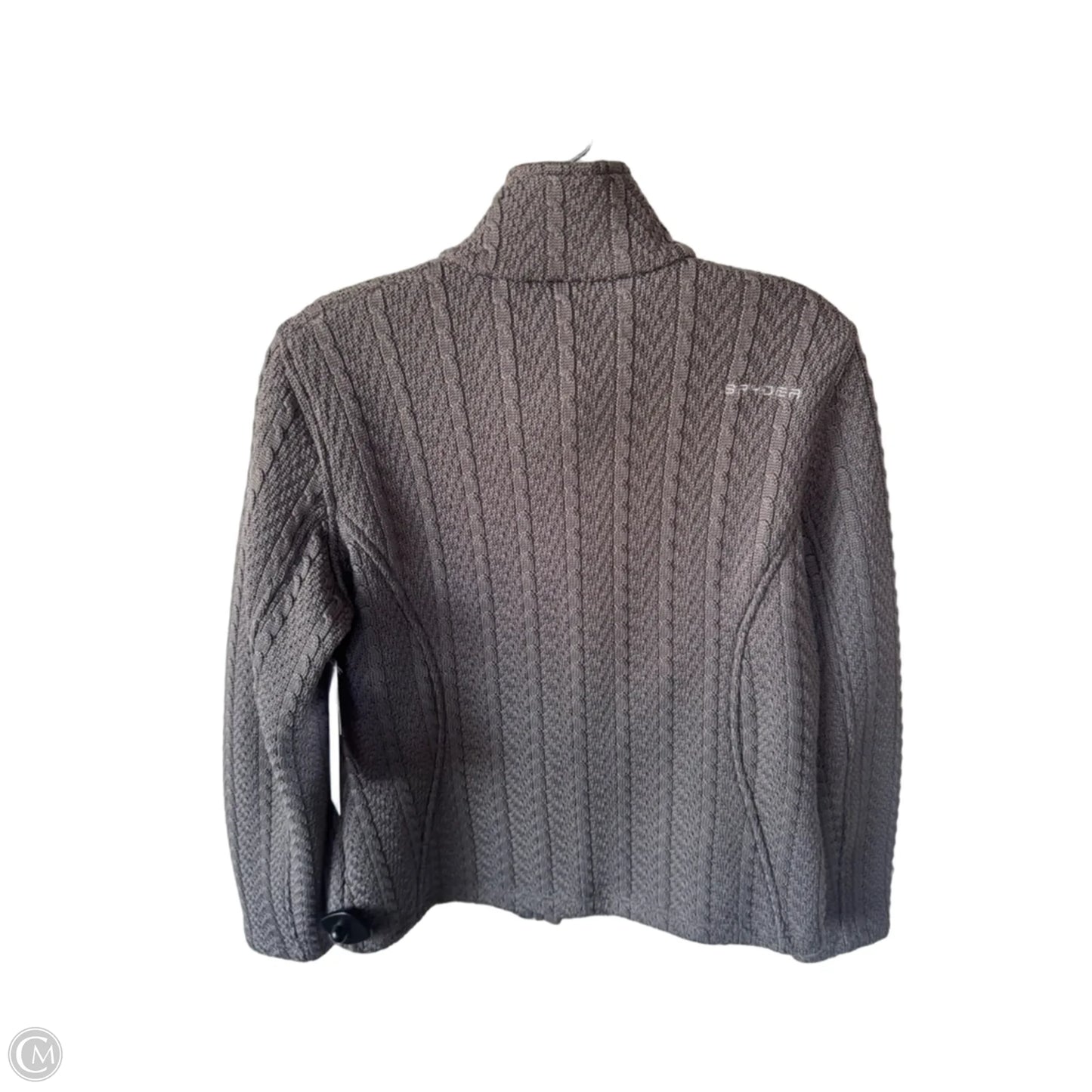 Jacket Fleece By Spyder In Grey, Size: M