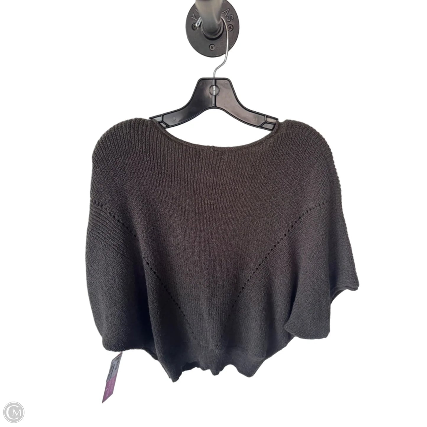 Sweater Short Sleeve By Promesa In Brown, Size: M