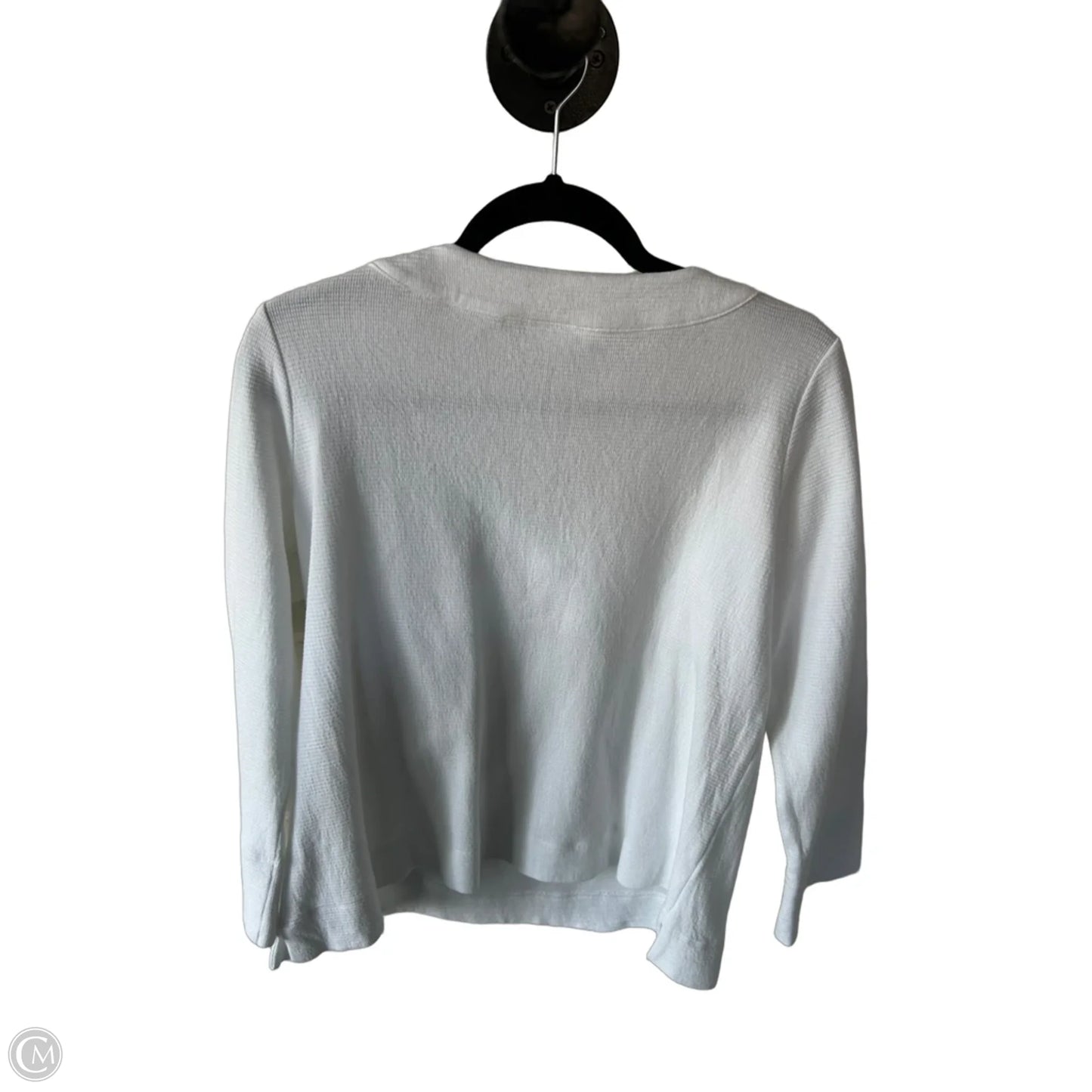 Top 3/4 Sleeve By J. Jill In White, Size: Lp