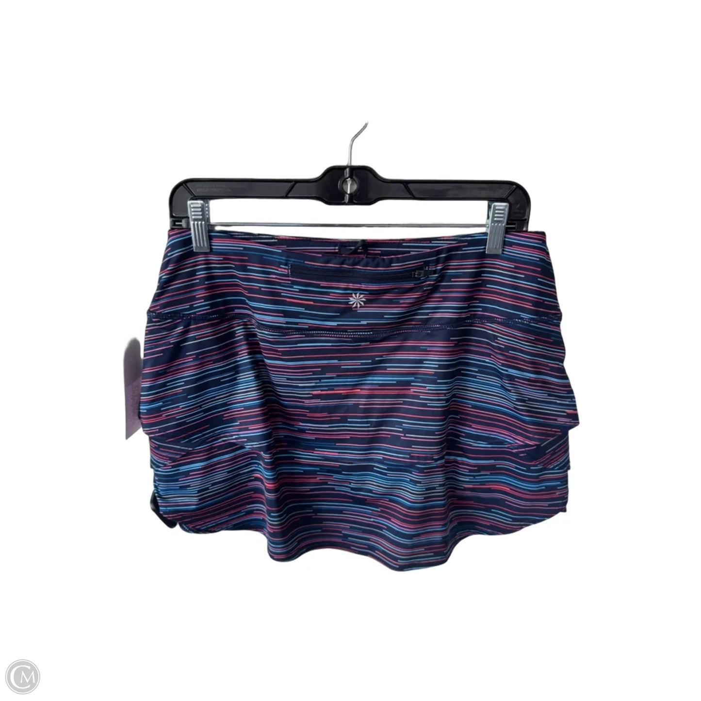 Athletic Skort By Athleta In Blue & Red, Size: 8