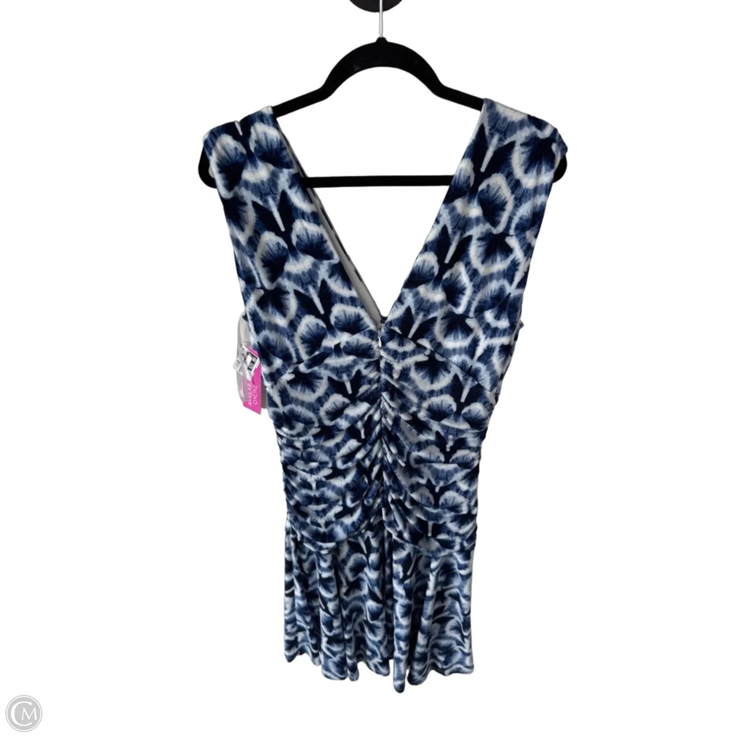 Dress Party Short By White House Black Market In Blue & White, Size: L