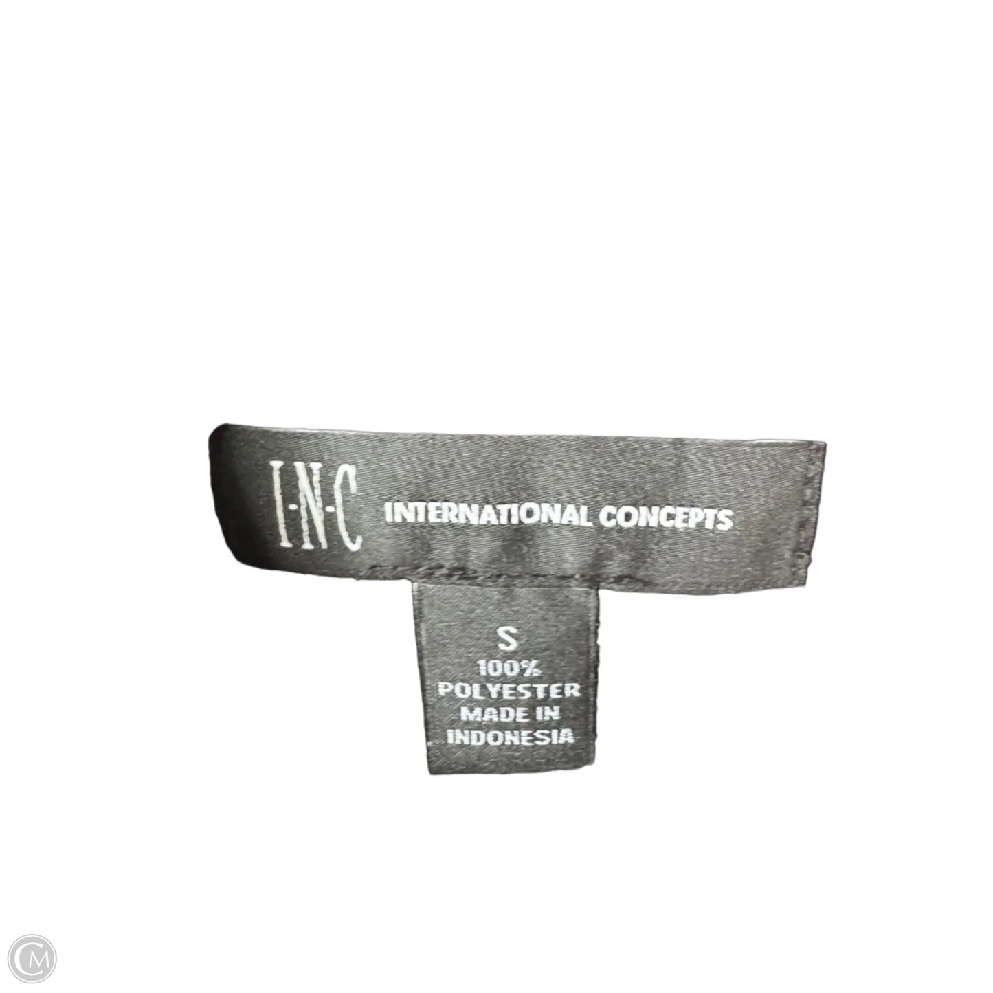 Top Long Sleeve By Inc In Black, Size: S