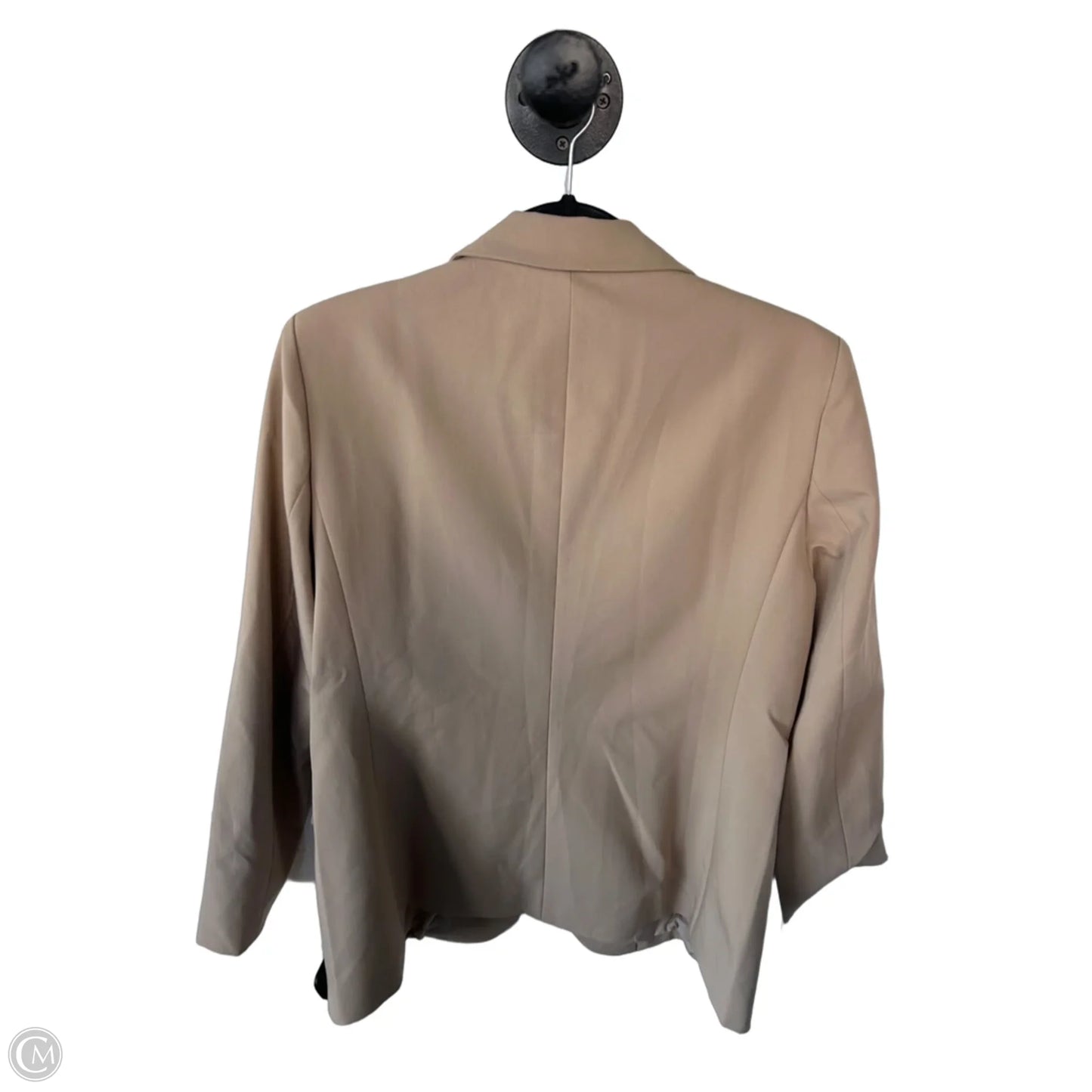 Blazer By Clothes Mentor In Tan, Size: L