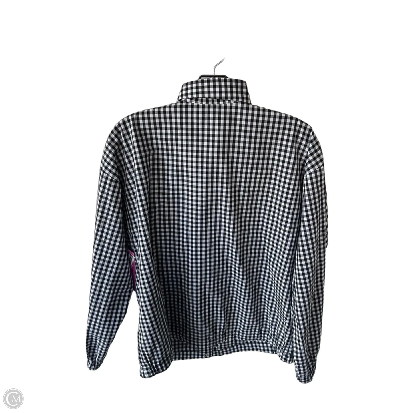 Jacket Shirt By Christopher And Banks In Black & White, Size: S