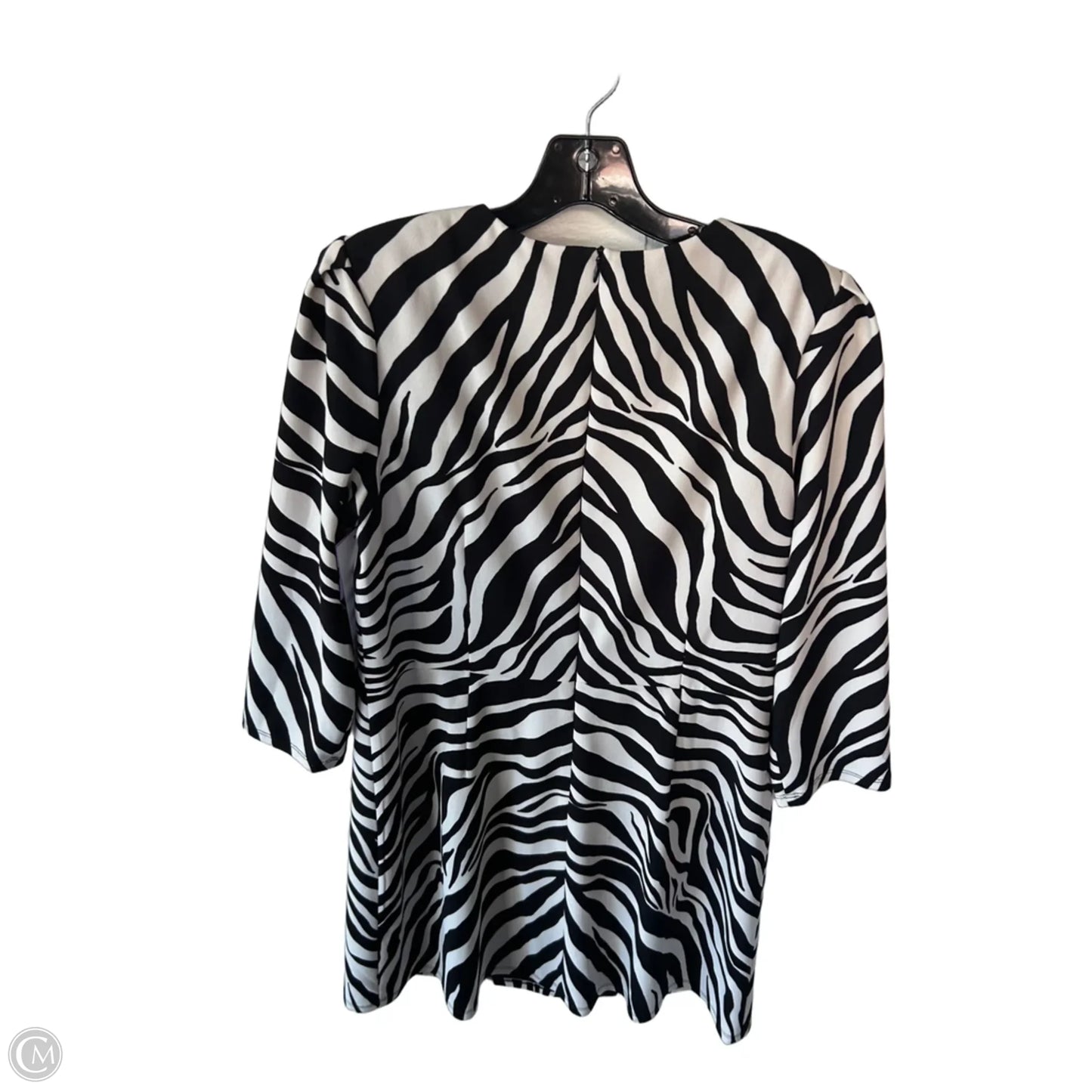 Dress Work By Donna Morgan In Black & White, Size: L