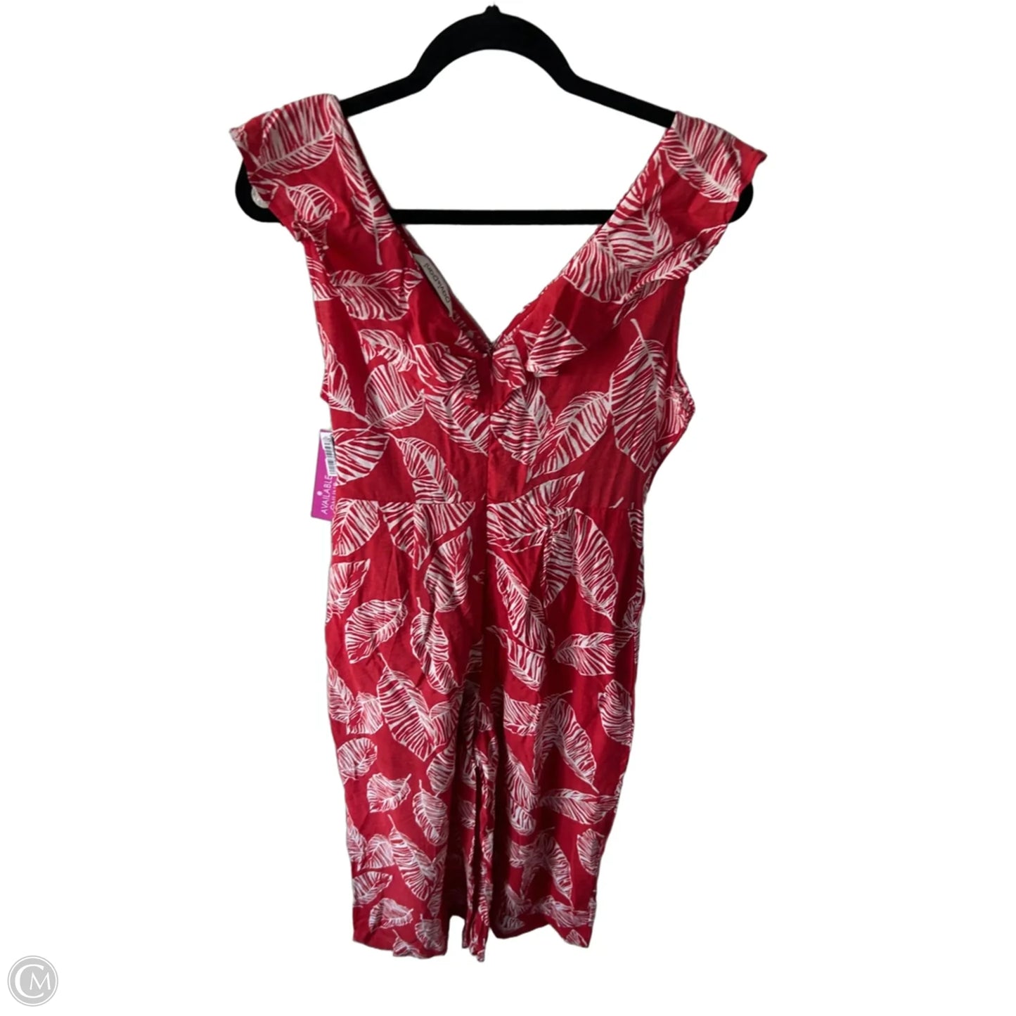 Jumpsuit By Davi & Dani In Red & White, Size: L