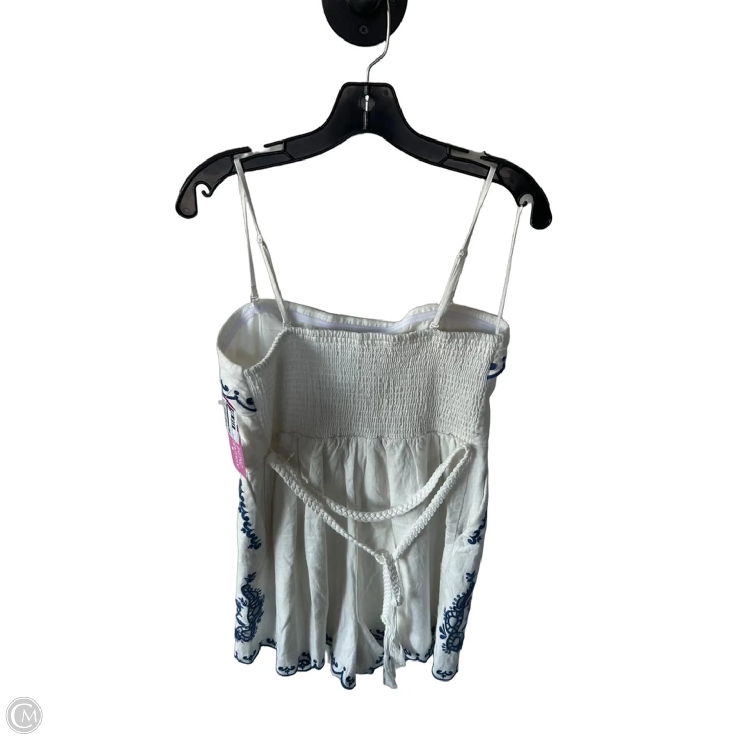 Romper By Cmc In Blue & White, Size: M