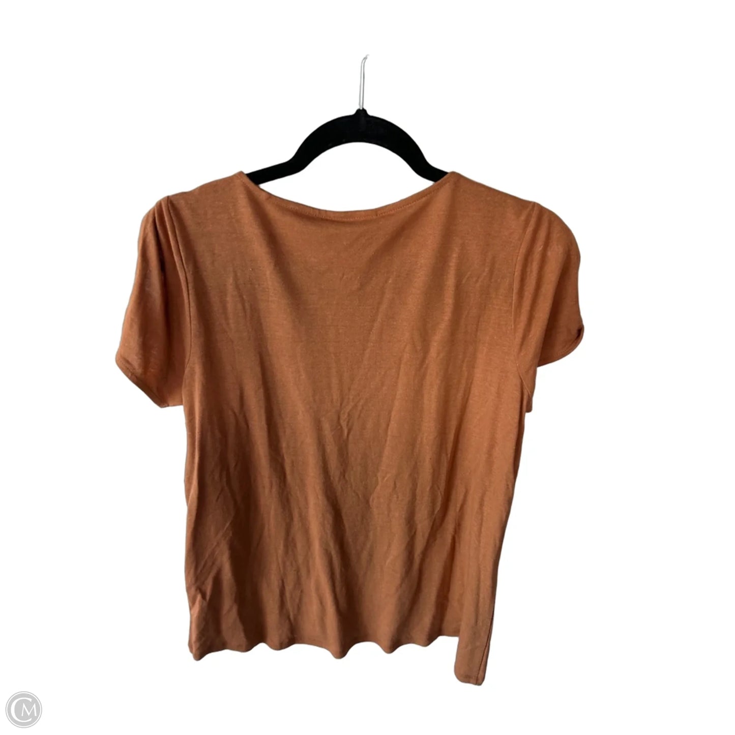 Top Short Sleeve By J. Jill In Brown, Size: S