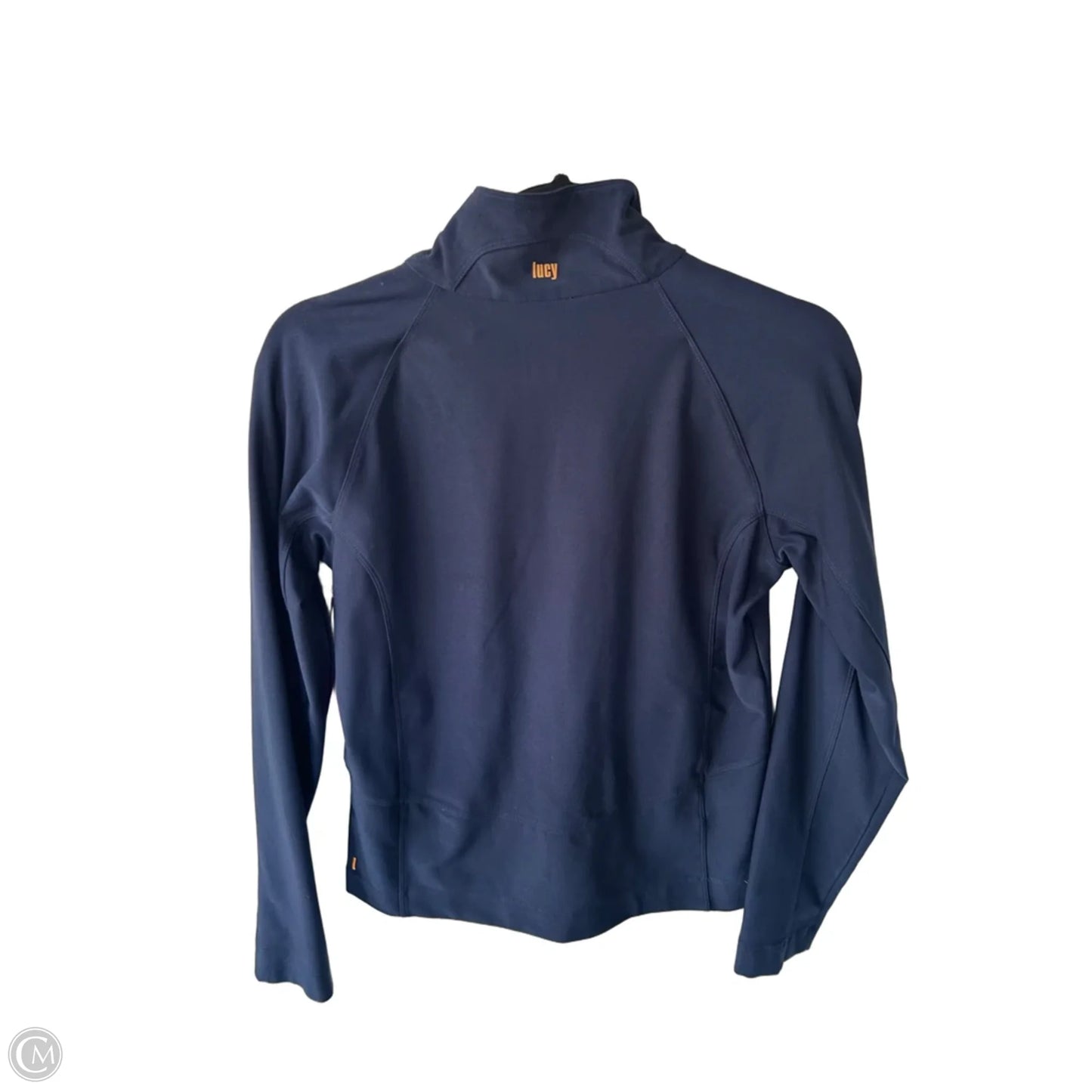Athletic Jacket By Lucy In Blue, Size: M