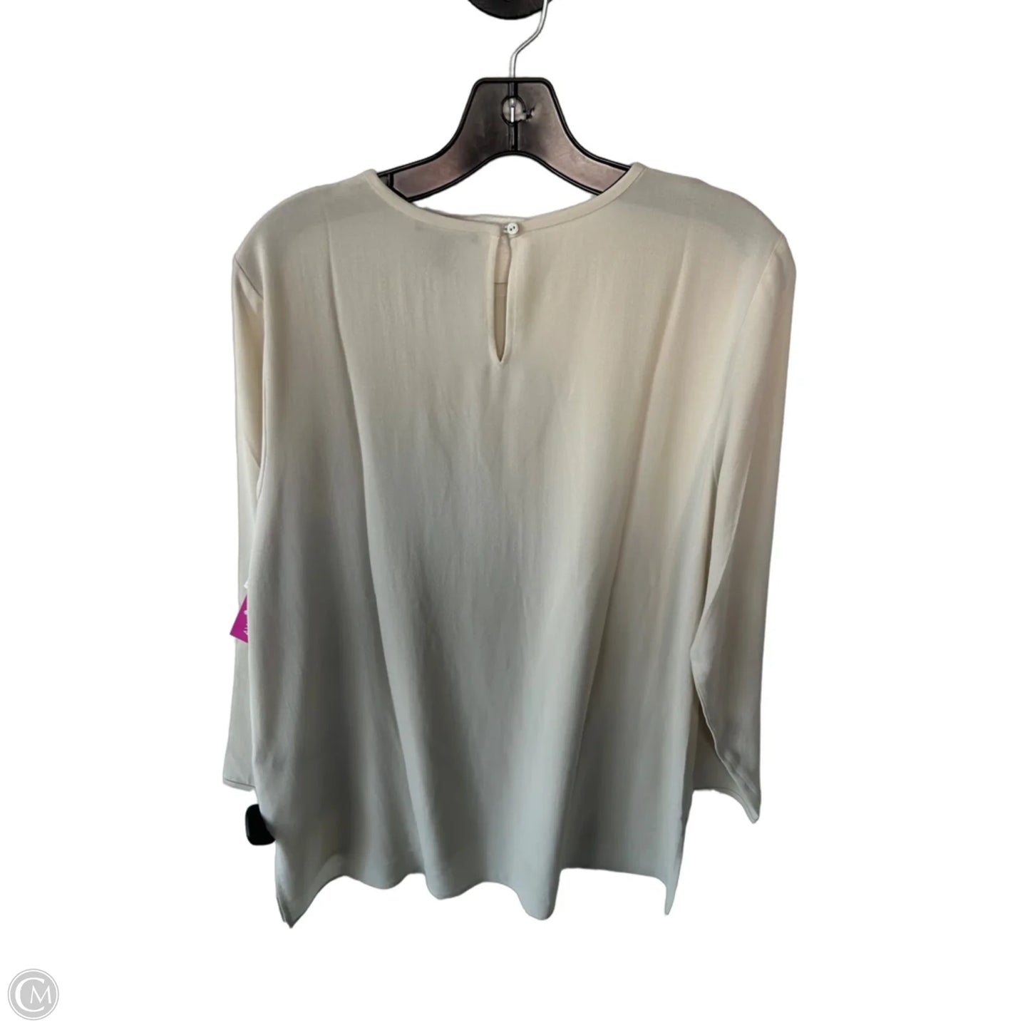 Tunic Long Sleeve By Eileen Fisher In Tan, Size: S